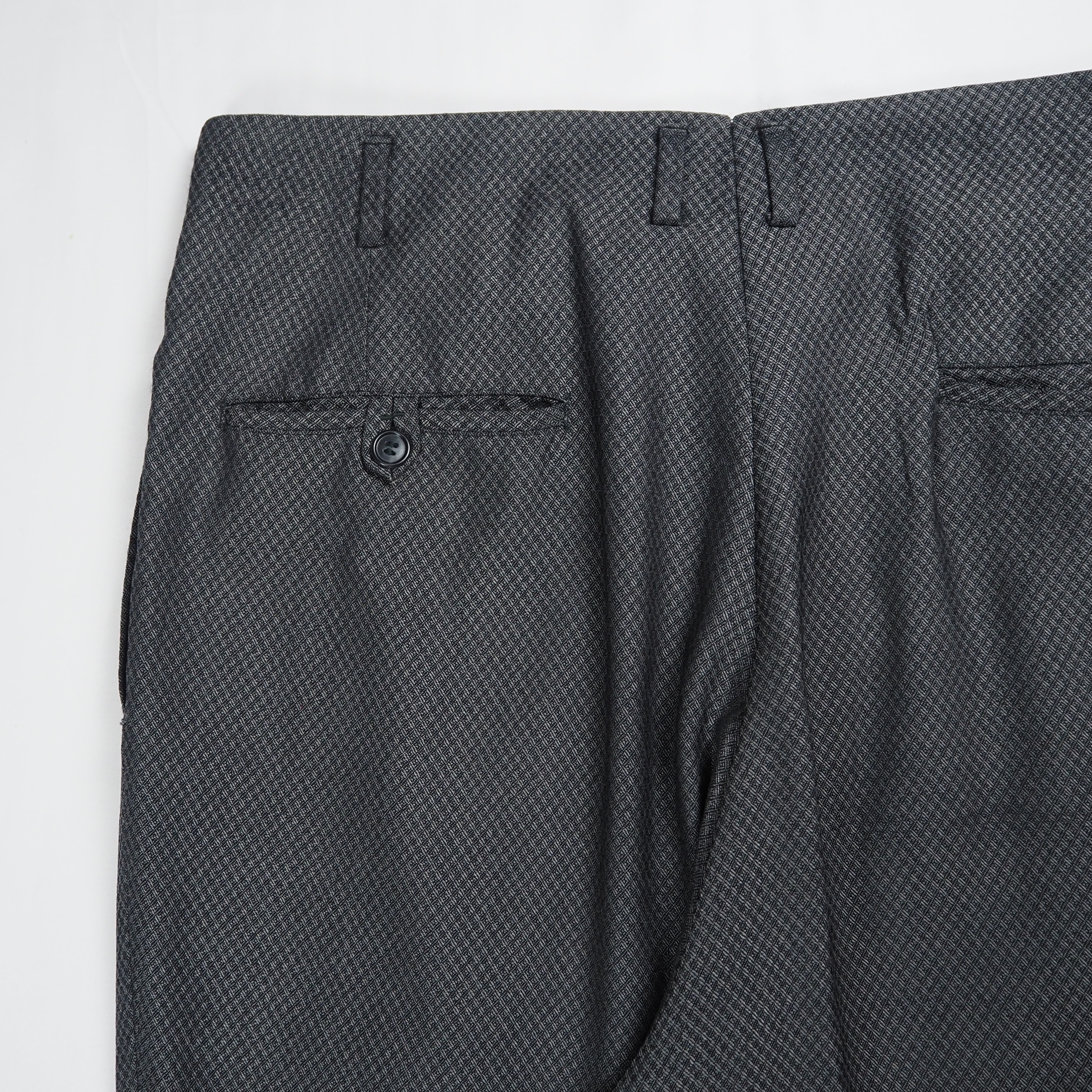 【9/23 20:00入荷】50's ウールスラックス グレー アルミジップ の画像 14
