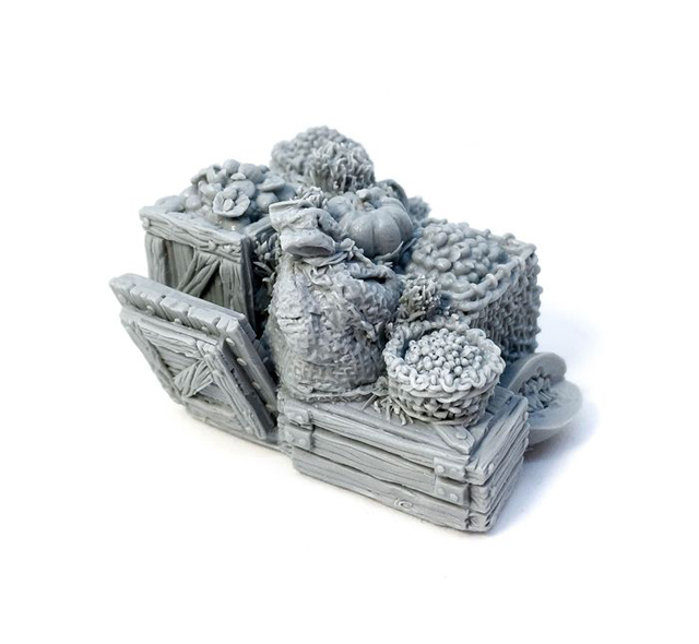 農作物を積んだ大きな荷車 - 画像3