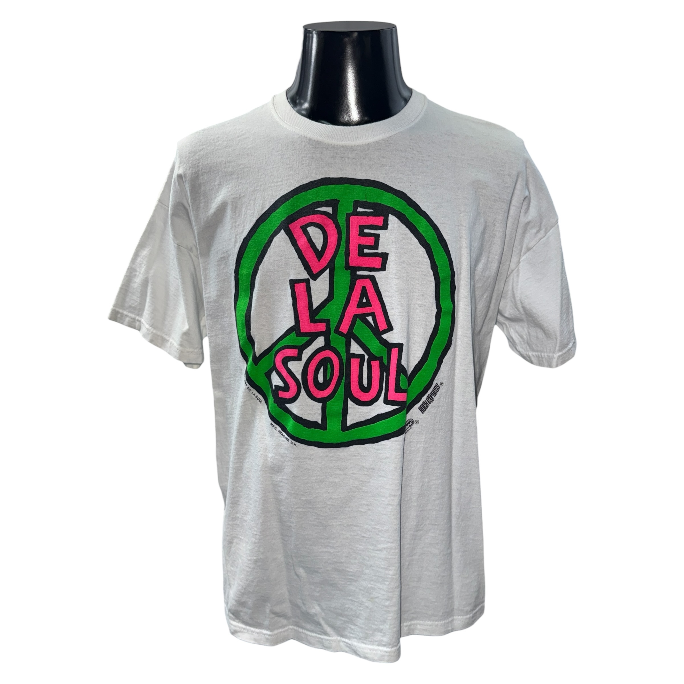 【DE LA SOUL】デラソウル  “PEACE” SCREEN STARS TAG MADE IN MOROCCO
