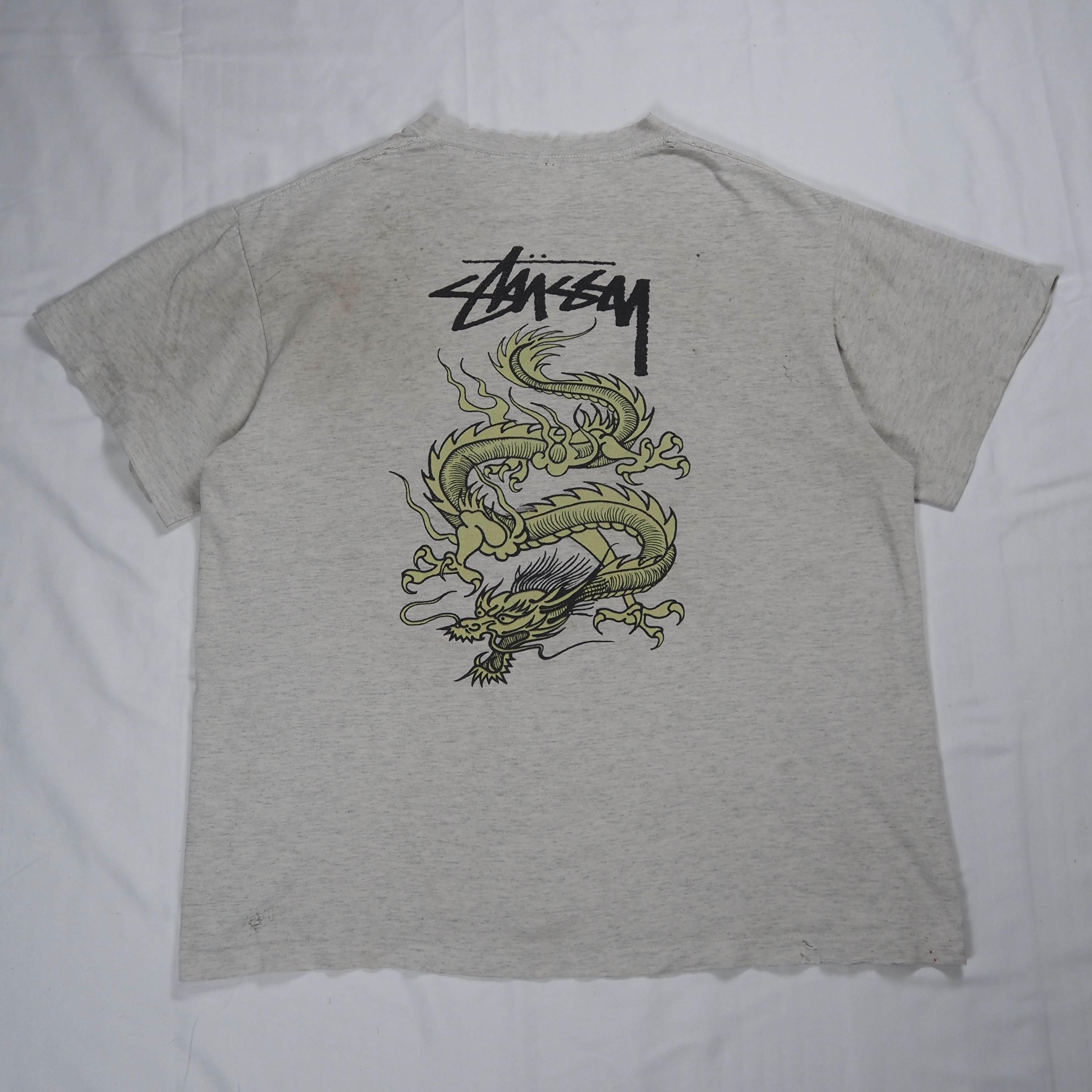 80’s OLD STUSSY ドラゴン グレー