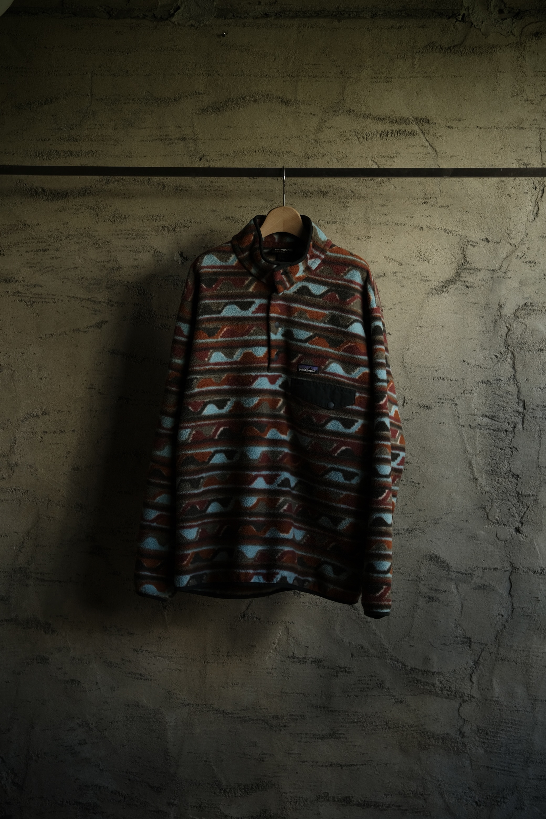 Utah/"patagonia" synchilla fleece snap tee pullover/Delta