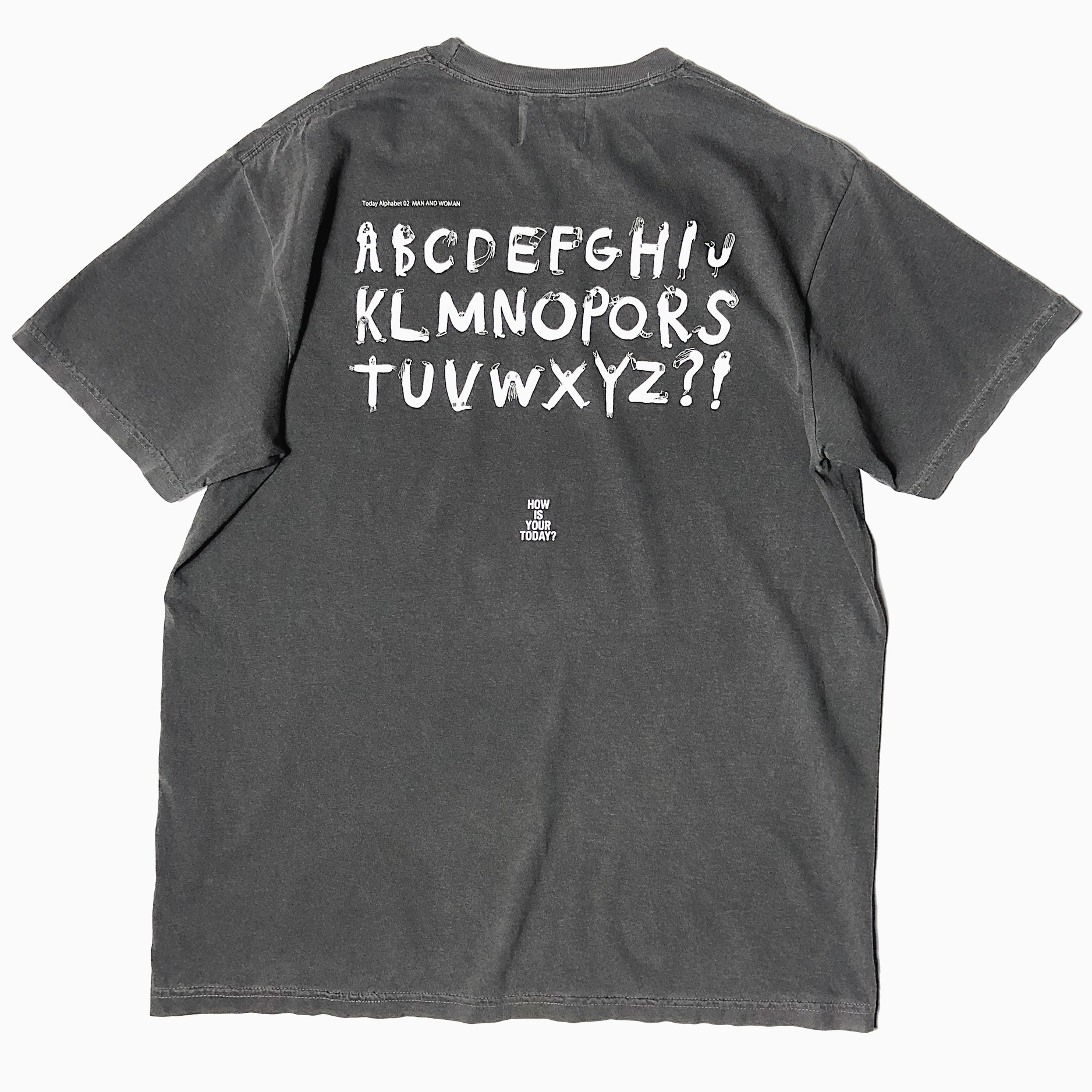【TODAY edition】"IMAGINE" SS Tee （CHARCOAL） の画像 2