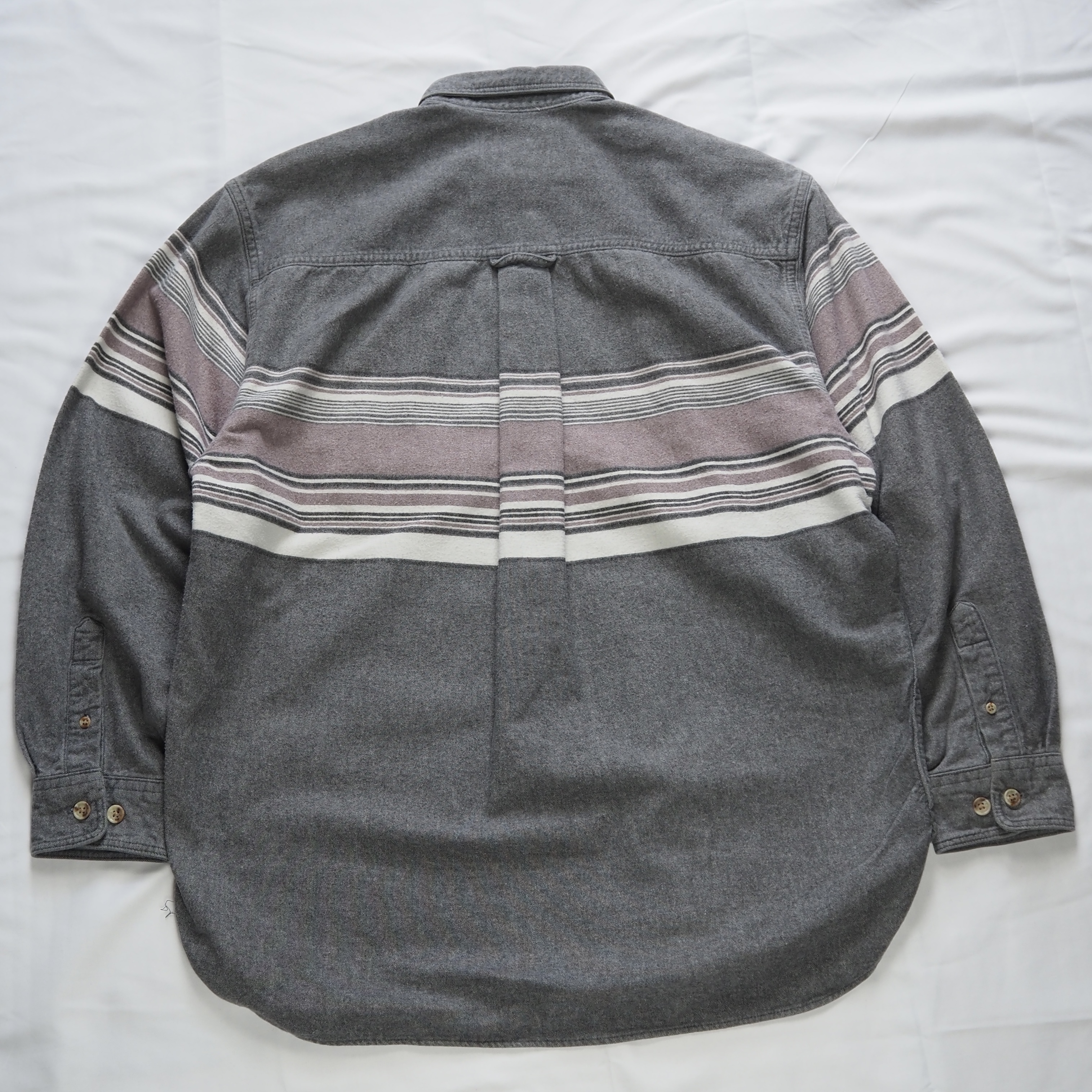 90’s Eddie Bauer コットンフランネルシャツ Lサイズ の画像 12
