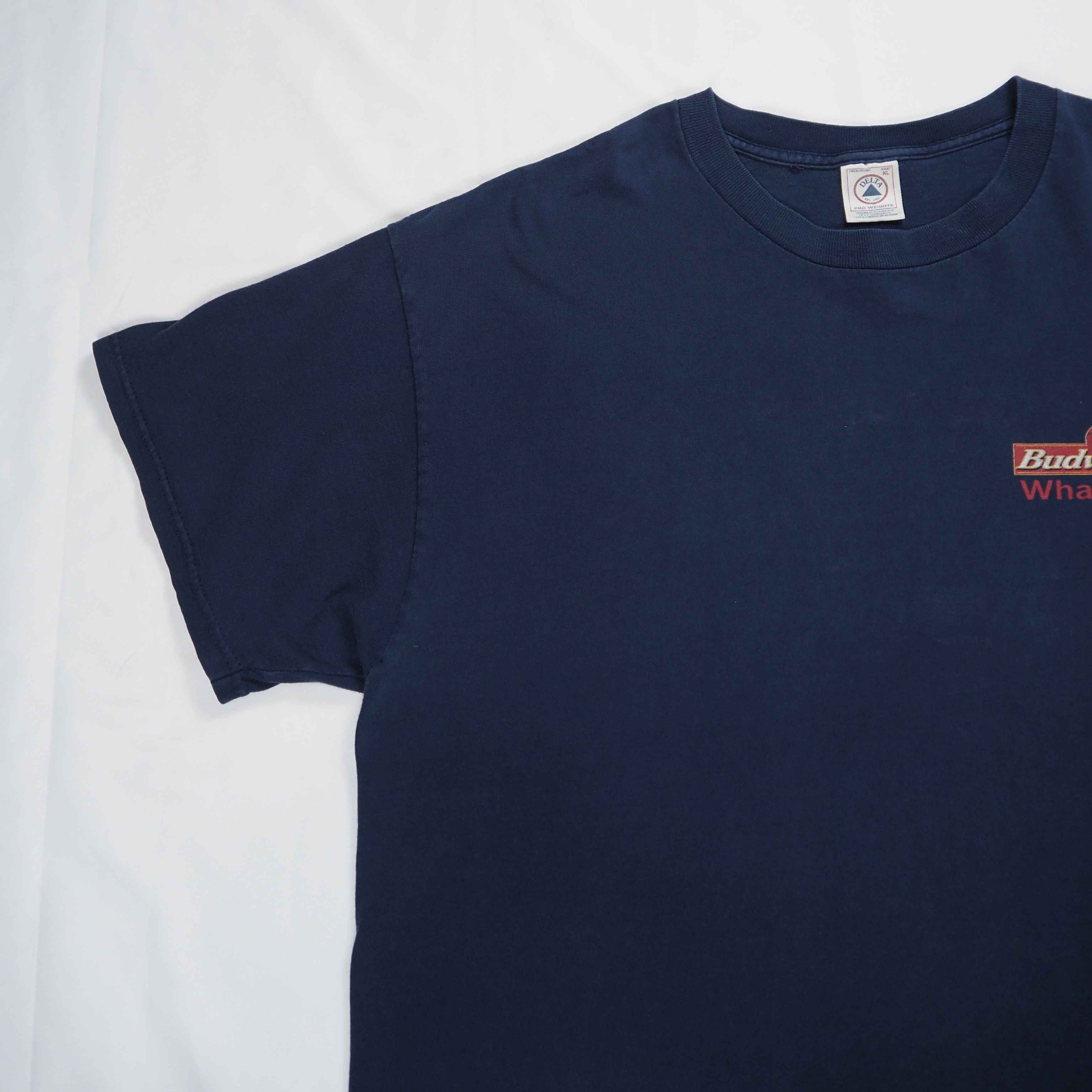 00’s バドワイザーTシャツ XL ネイビー の画像 10