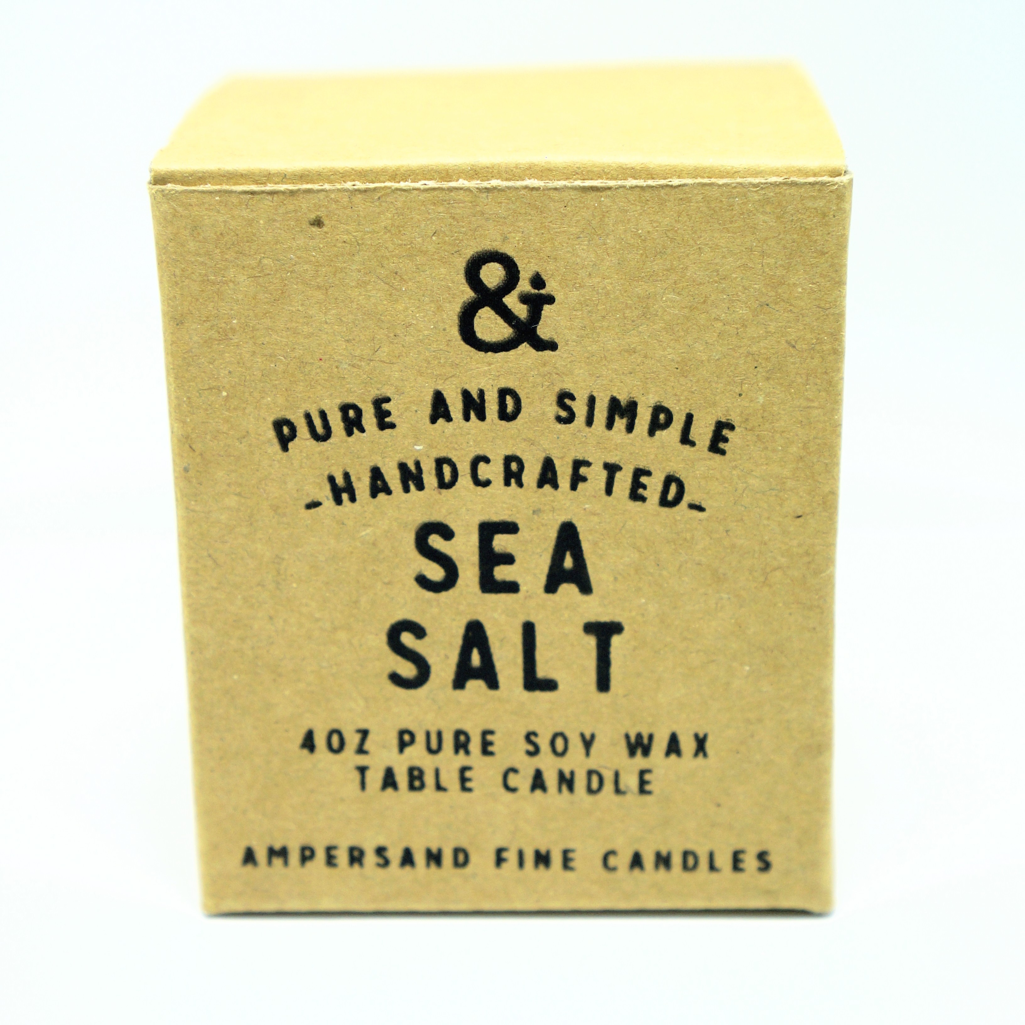 4oz Amber Jar Candle -SEA SALT- キャンドル Candles - 画像1