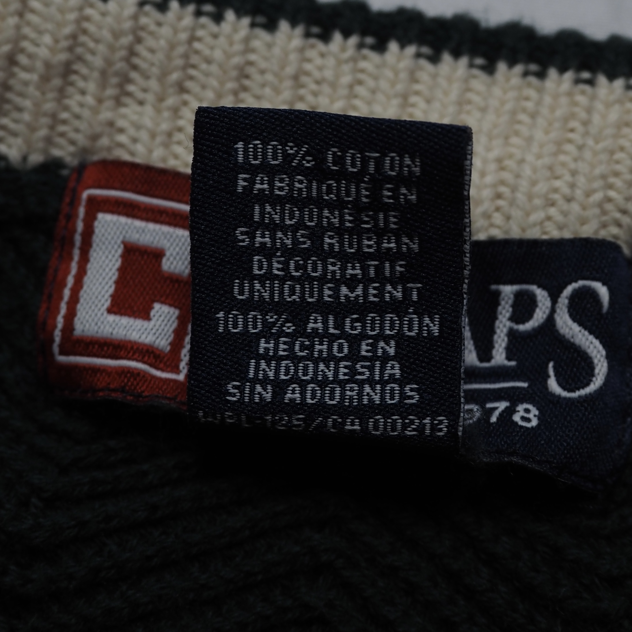 Chaps コットンニット グリーン Lサイズ の画像 9