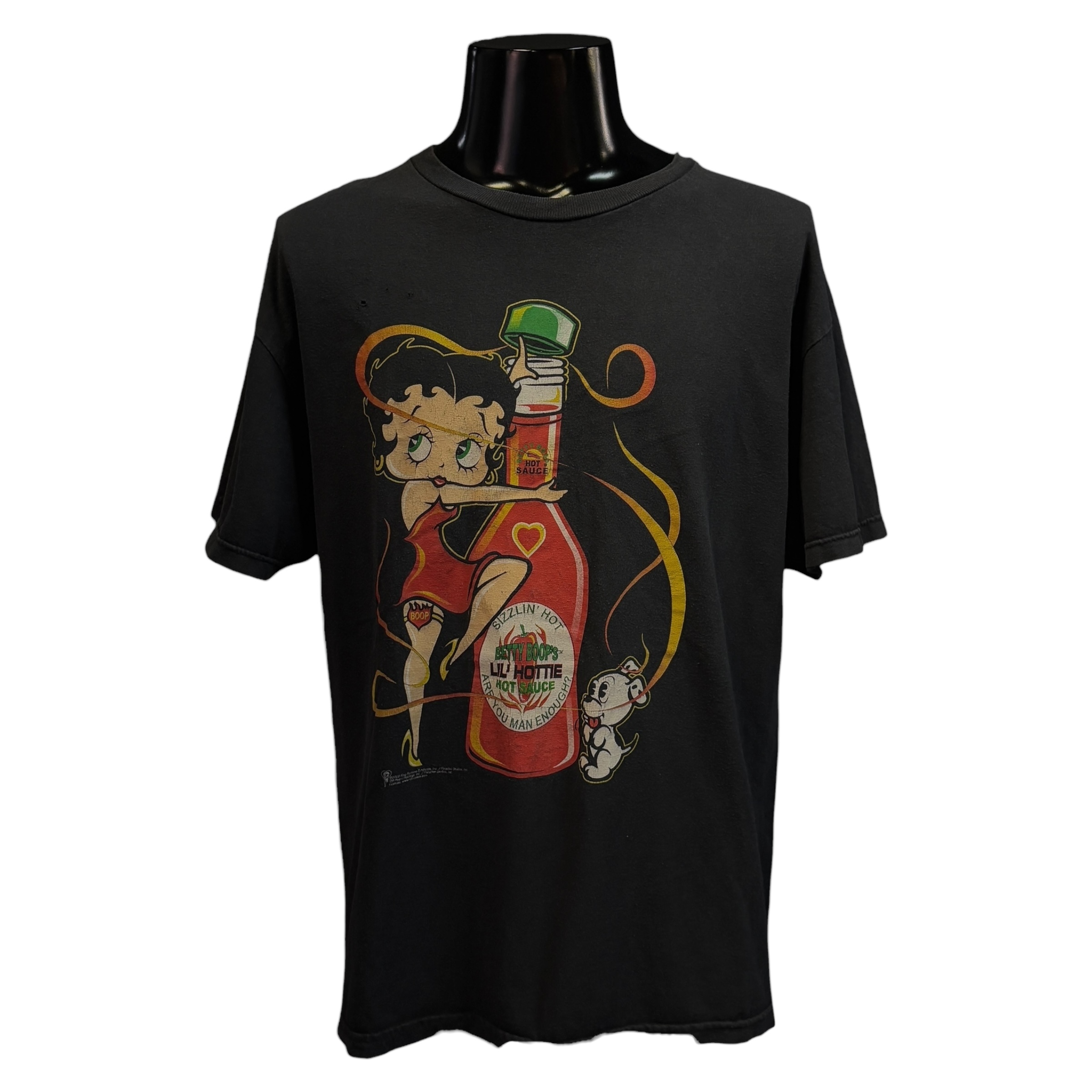 【BETTY BOOP】ベティブープ HOT SAUCE FITS Tシャツ L