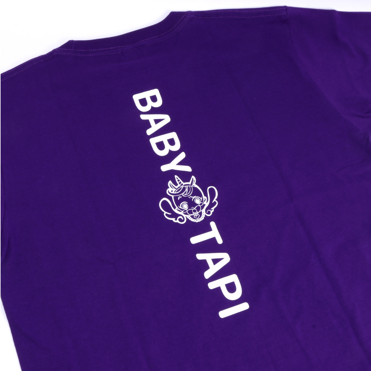 enn店長ネット販売限定モデル BABYTAPI ロゴプリントT-shirts [PPL] | ベビタピ オフィシャルショップ