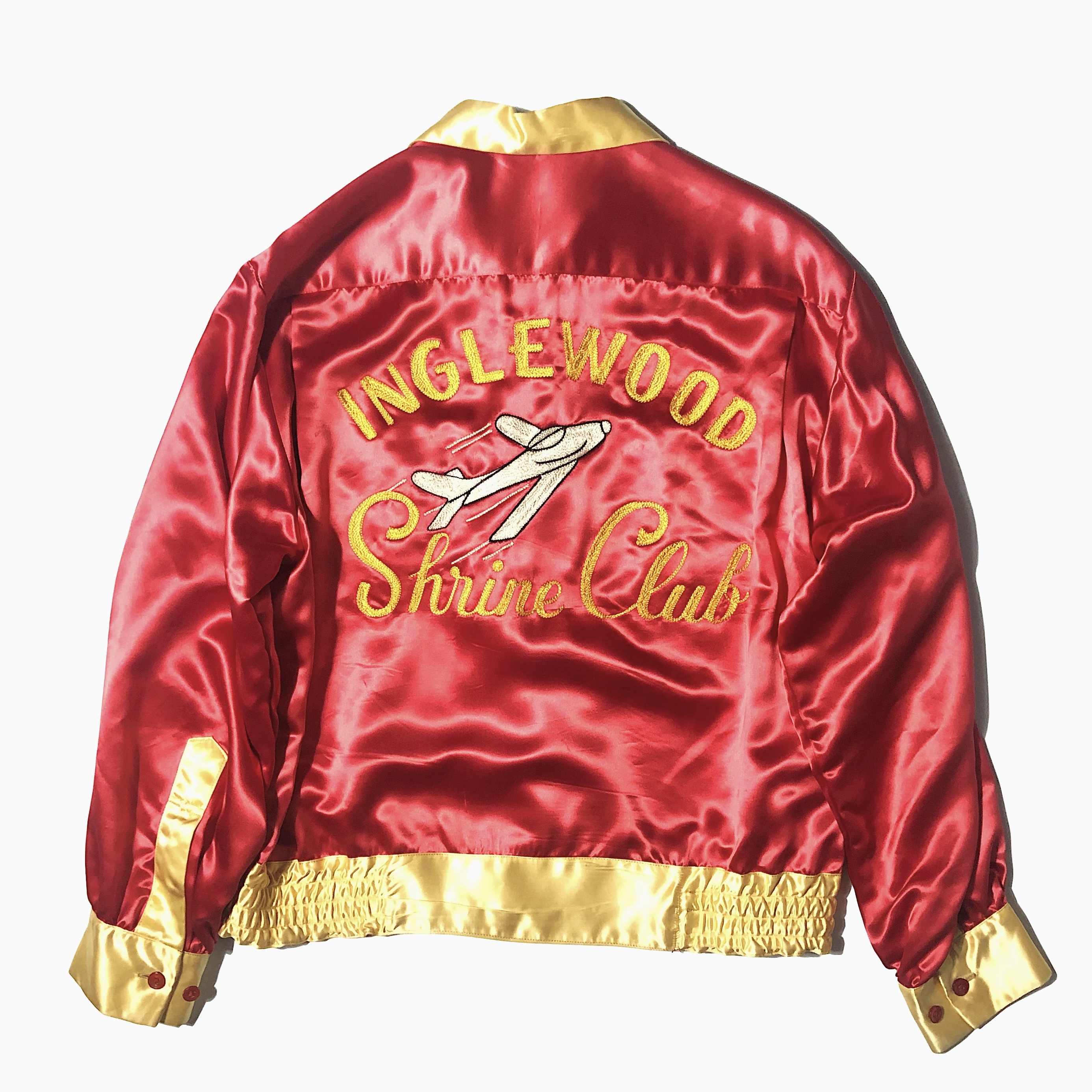 Vintage 50's【Bowler's】"Shrine Club" Satin Jacket の画像 2
