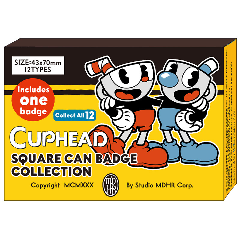 Cuphead カップヘッド スクエアカンバッジコレクション 全12種 エンスカイ Controller Company Official Online Store Cuphead カップヘッド スクエアカンバッジコレクション 全12種 エンスカイ Controller Company Official Online Store
