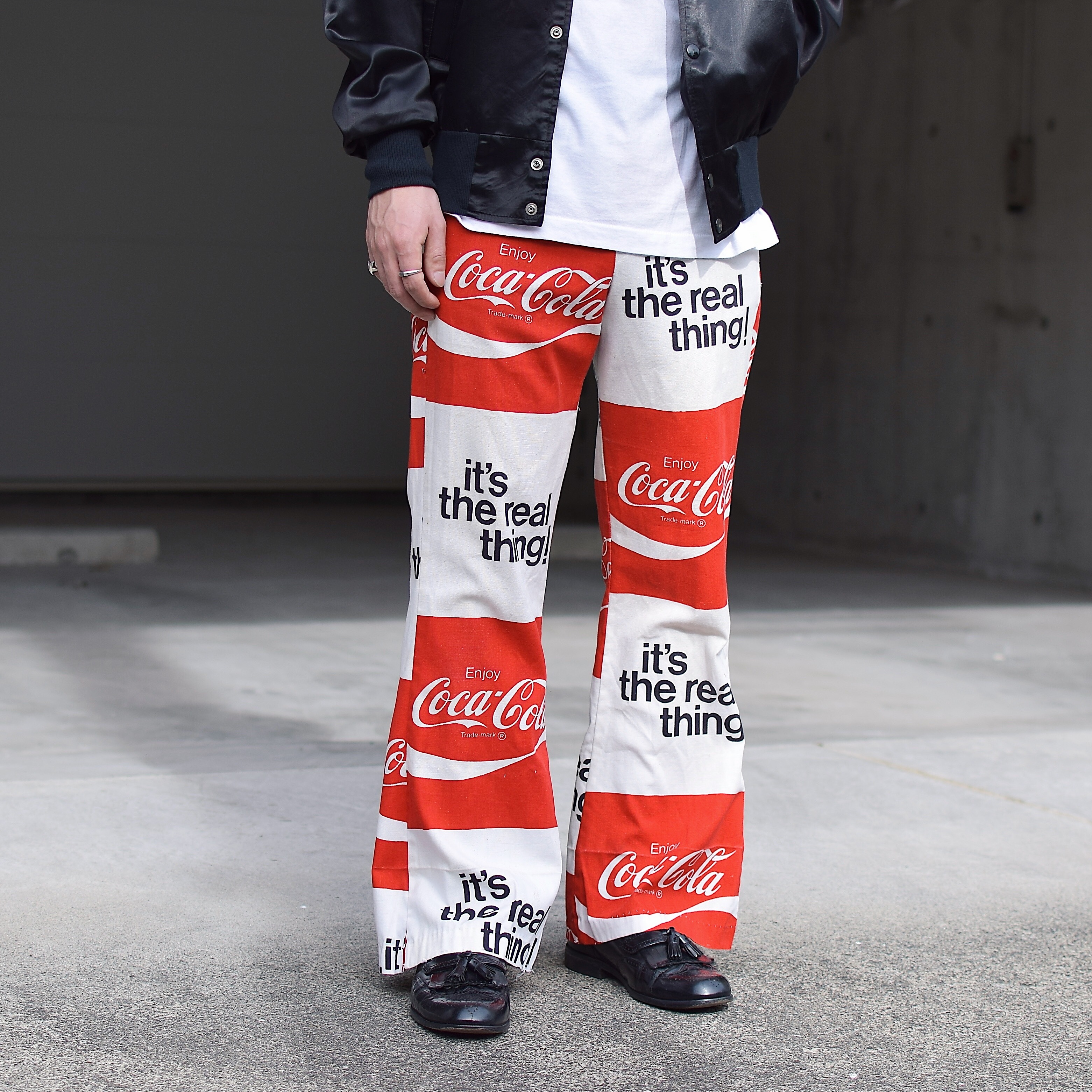 Vintage 70's "Coca-Cola" Flare Pants の画像 3