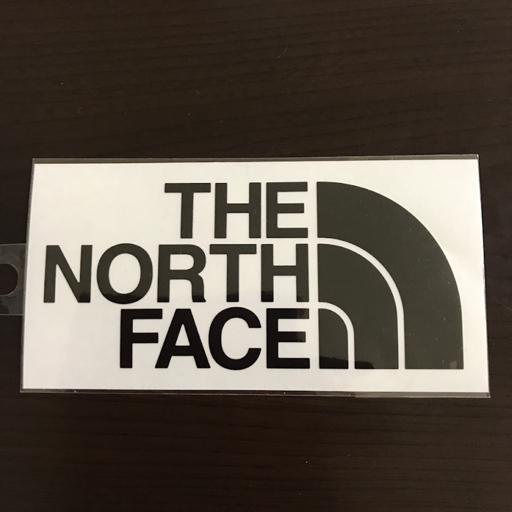 Th 8 The North Face ザ ノースフェイス カッティング ステッカー ブラック M Earth Skateboardstikers