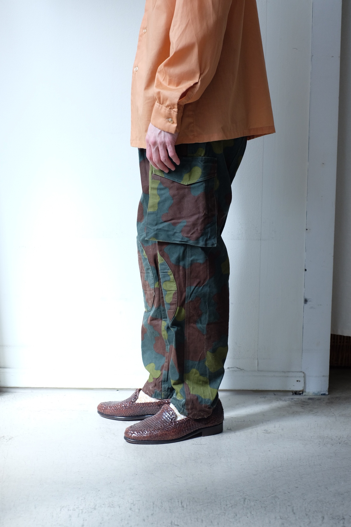 Italian military san marco camo cargo pants の画像 9