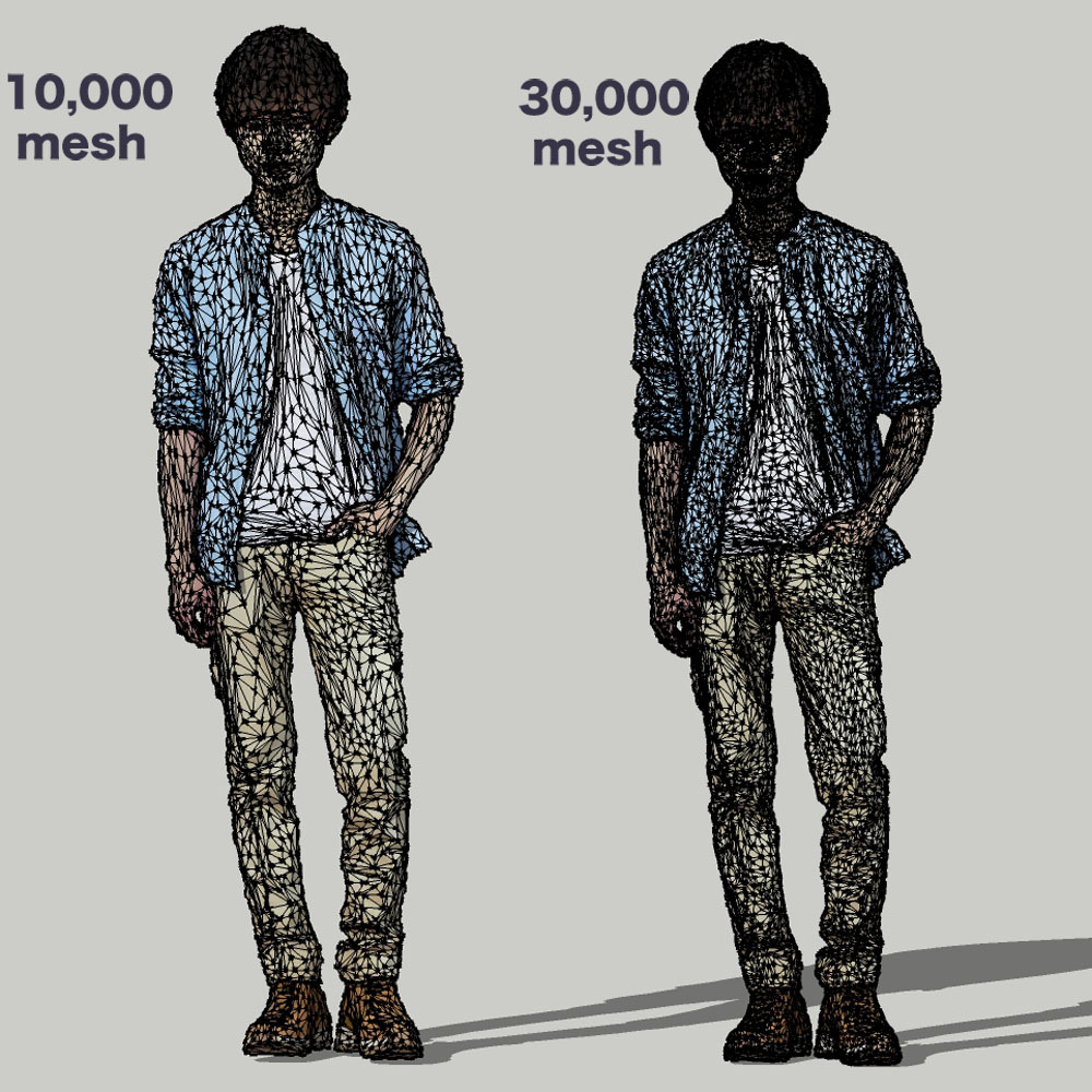 SketchUp素材 3D人物モデル ( Posed ) 033_Toru - 画像3