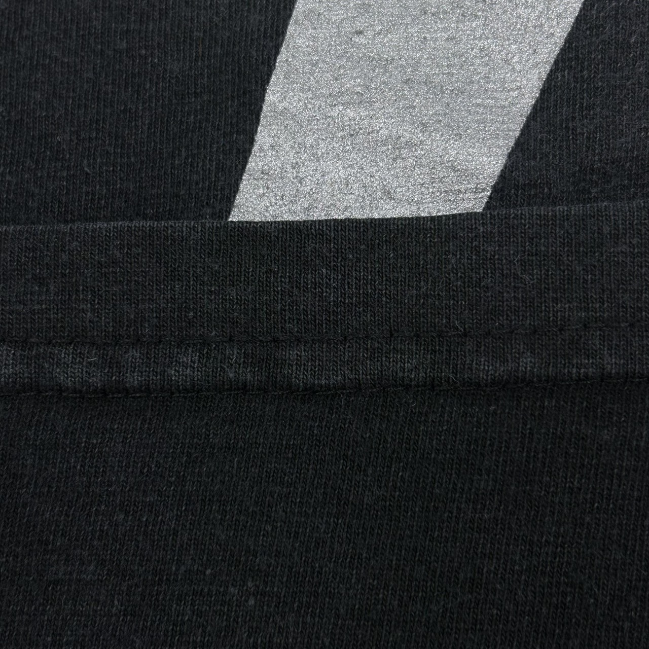MARILYN MANSON Raglan T-Shirt Black XL Boxy Fit Stripe Sleeve の画像 9