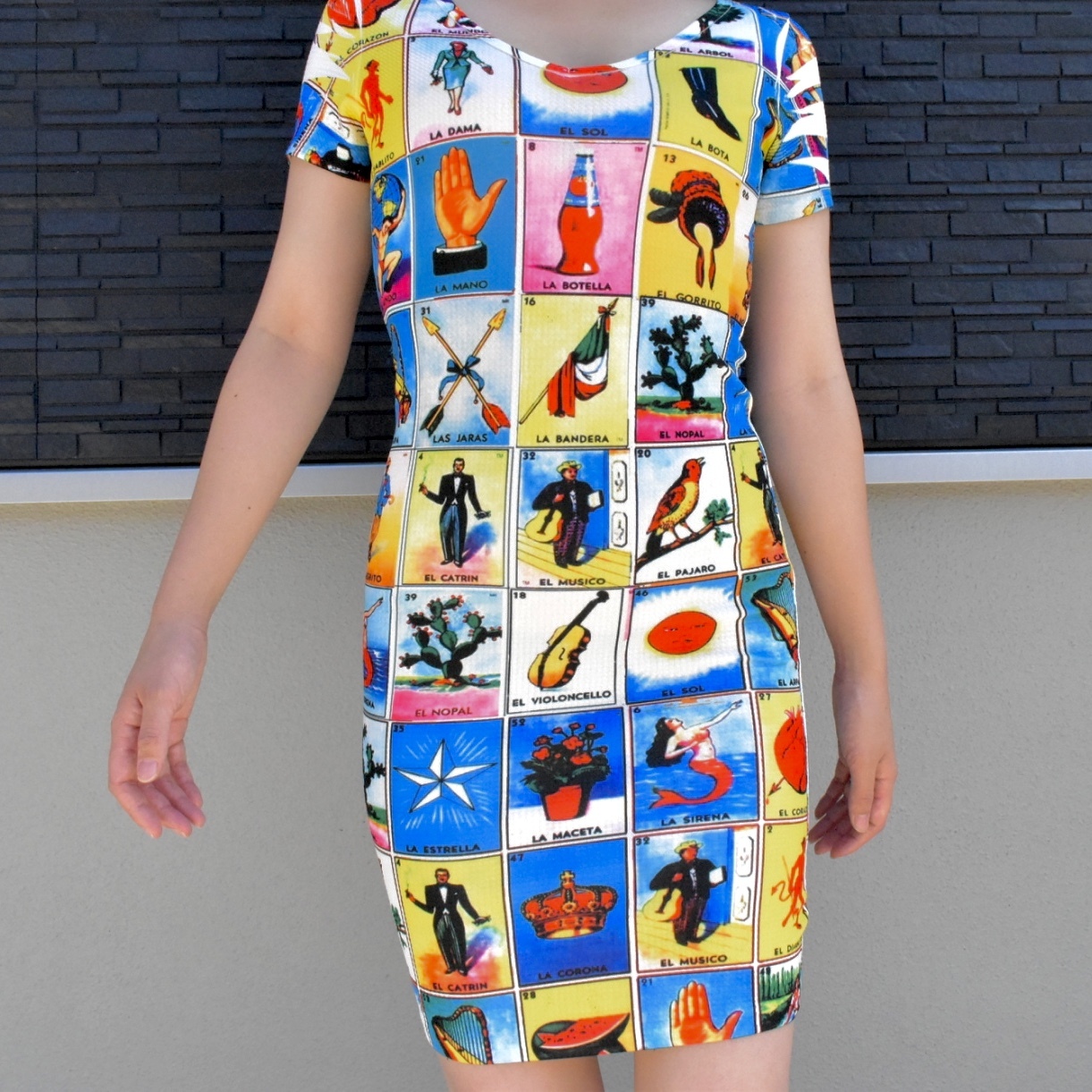 ロテリアプリントワンピース Joans Peca