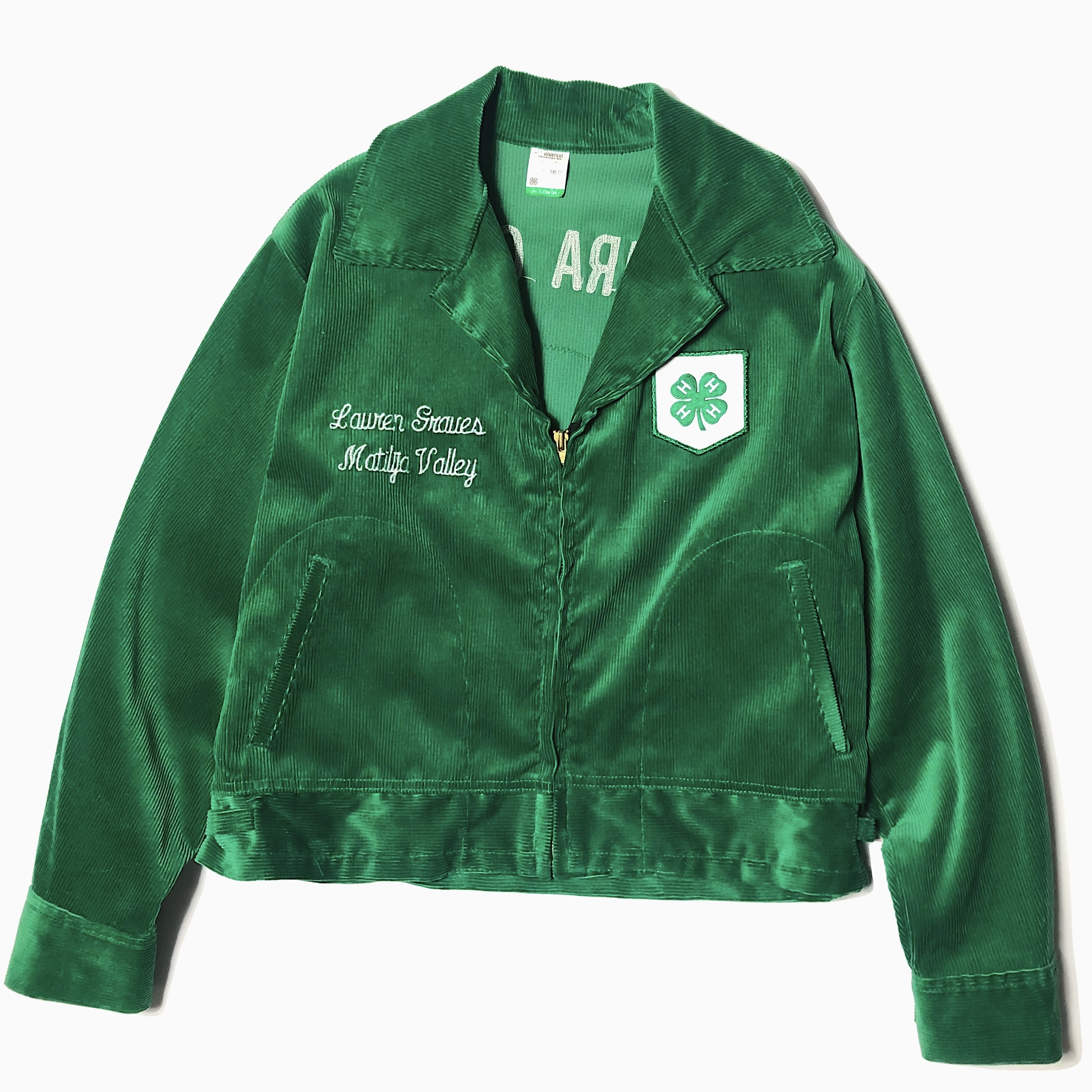 Vintage 80〜90's【Universal Lettering Co.】"VENTURA COUNTY CALIFORNIA" Corduroy Jacket の画像 2