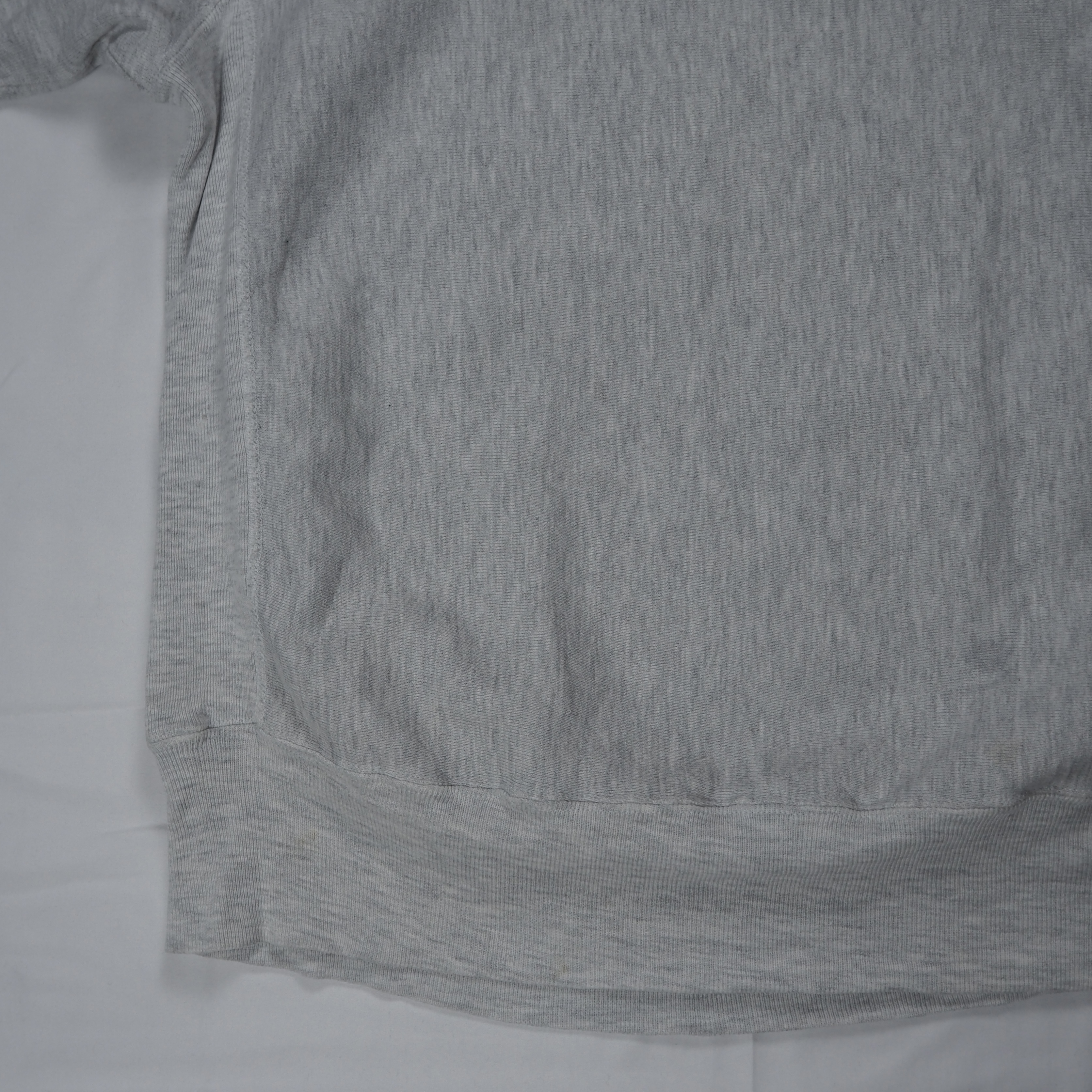 90’s Champion R.W. カラーネック グレー ワンポイント XL の画像 16