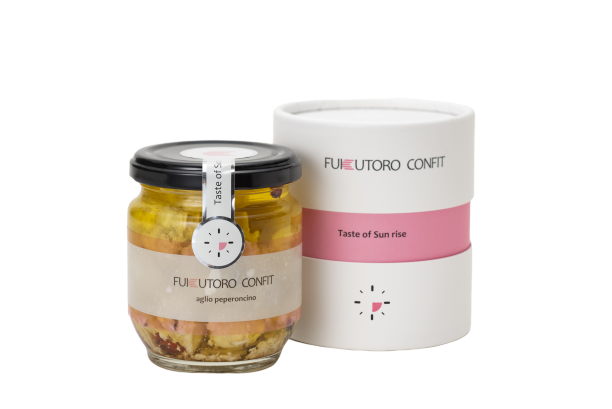 Fukutoro Confit フクトロ コンフィ アーリオペペロンチーノ Taste Of Sunrise 豊後水道ふぐ 柳井商店 Fukutoro Confit フクトロ コンフィ アーリオペペロンチーノ Taste Of Sunrise 豊後水道ふぐ 柳井商店