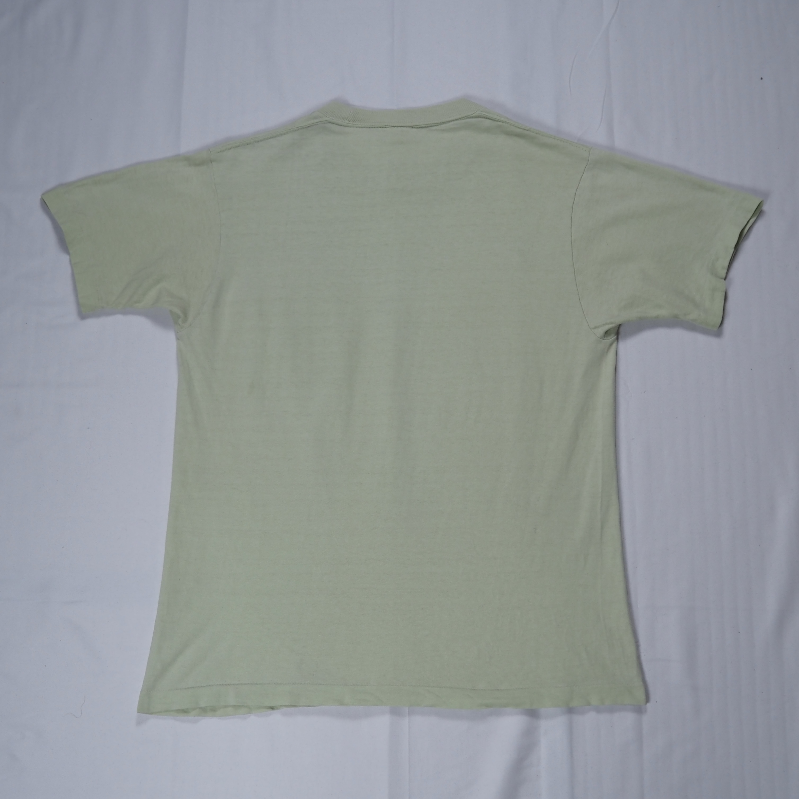 70’s Towncraft ブランクTシャツ ピスタチオグリーン Mサイズ の画像 13