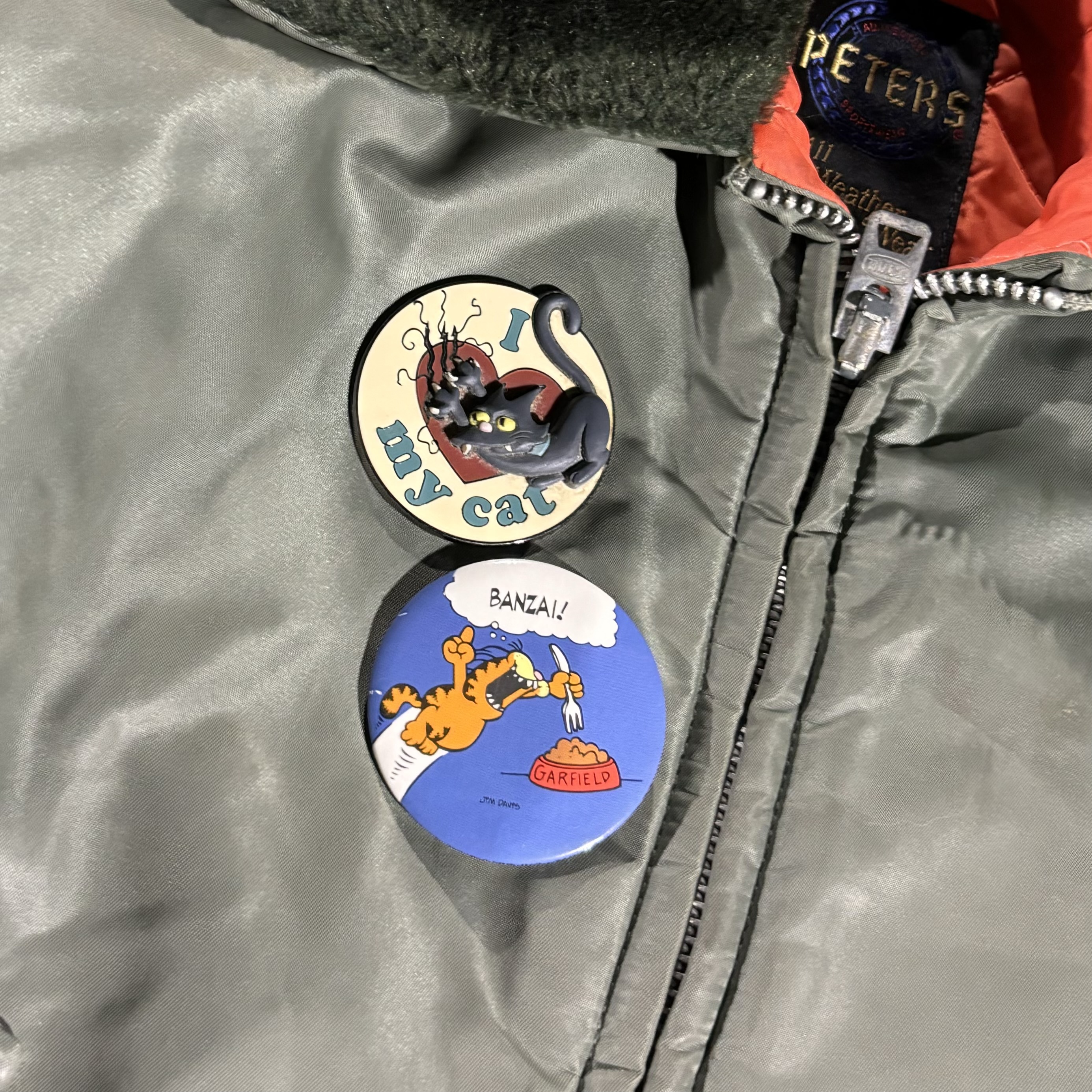 Vintage 80's【PETERS】Flight Jacket の画像 3