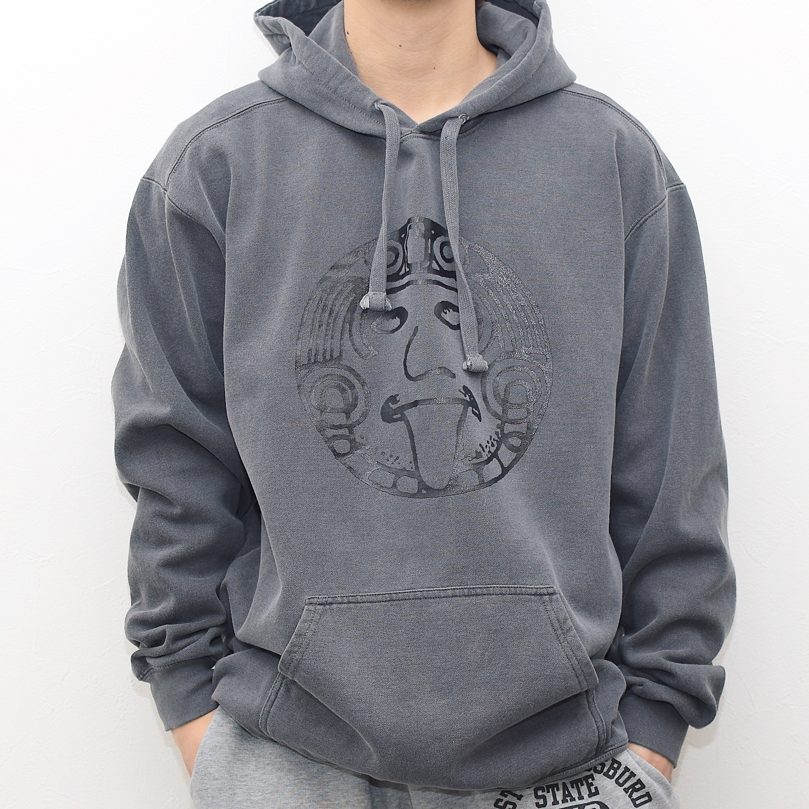 【TODAY edition】FLUX Sweat Parka（CHARCOAL） の画像 3