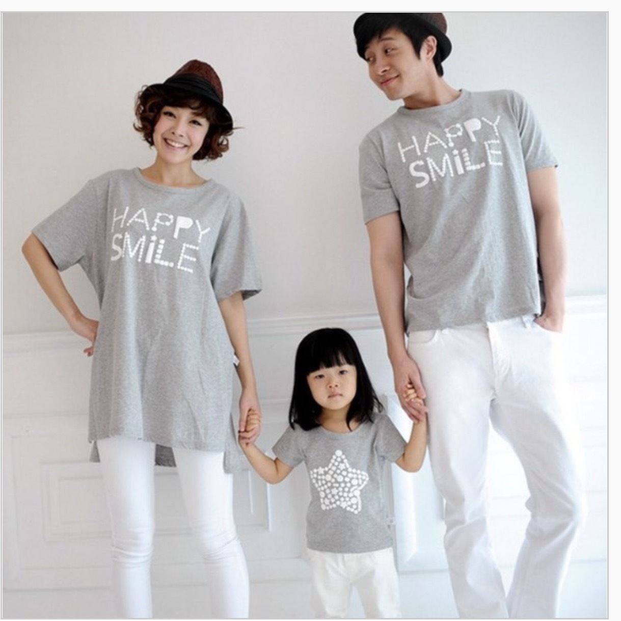 キッズ 子供 親子お揃い 親子ペア 半袖 ラウンドネック Tシャツ 親子服 女の子 男の子 ママ パパ Locoloco