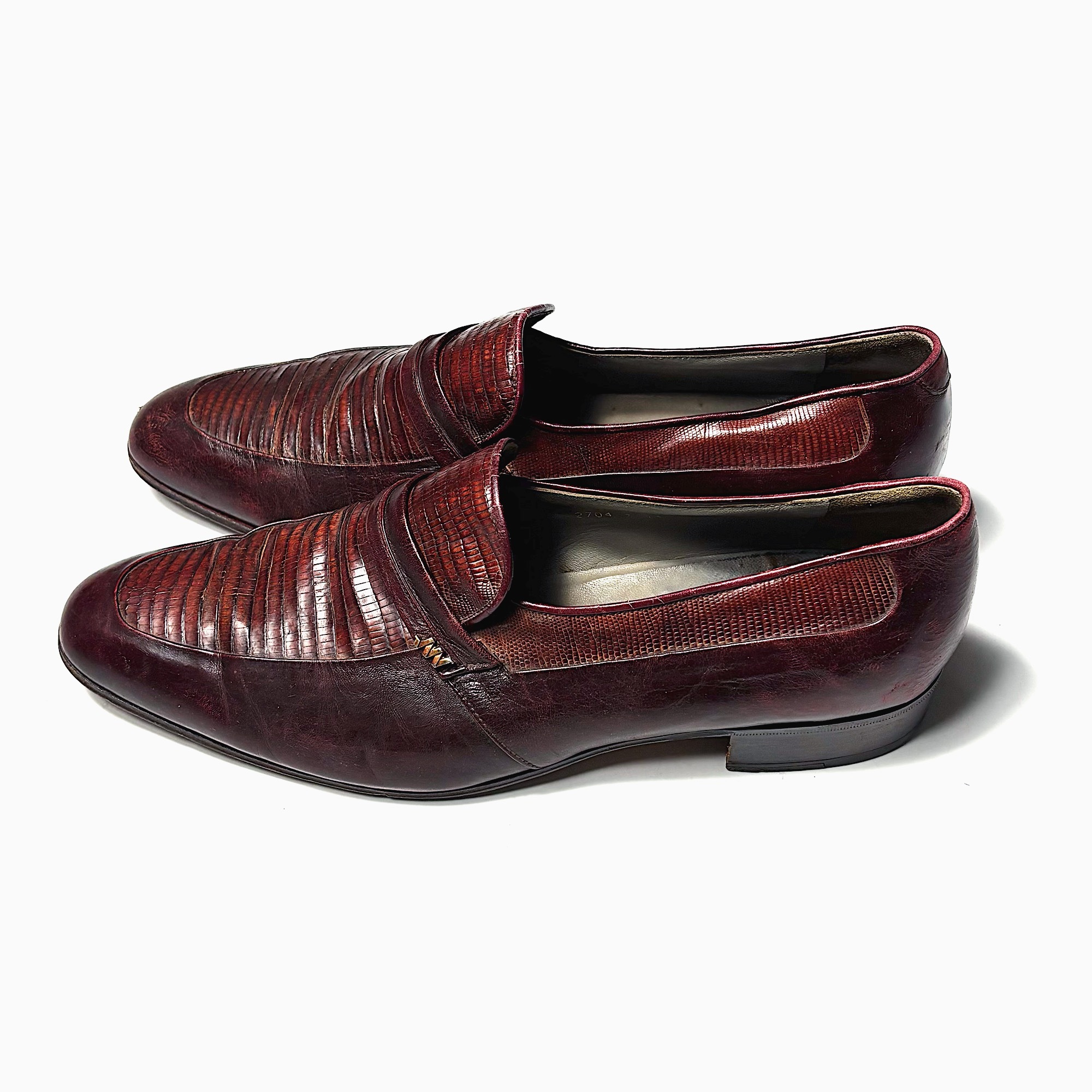 Vintage Lizard Leather Shoes の画像 3