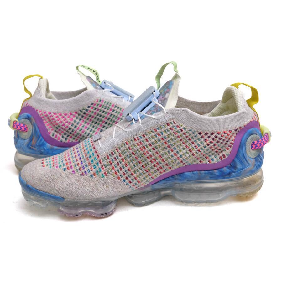 NIKE ナイキ ローカットスニーカー メンズ CJ6740-001 AIR VAPORMAX 2020 FK Pure Platinum ヴェイパーマックス フライニット ピュアプラチナ リサイクル の画像 3