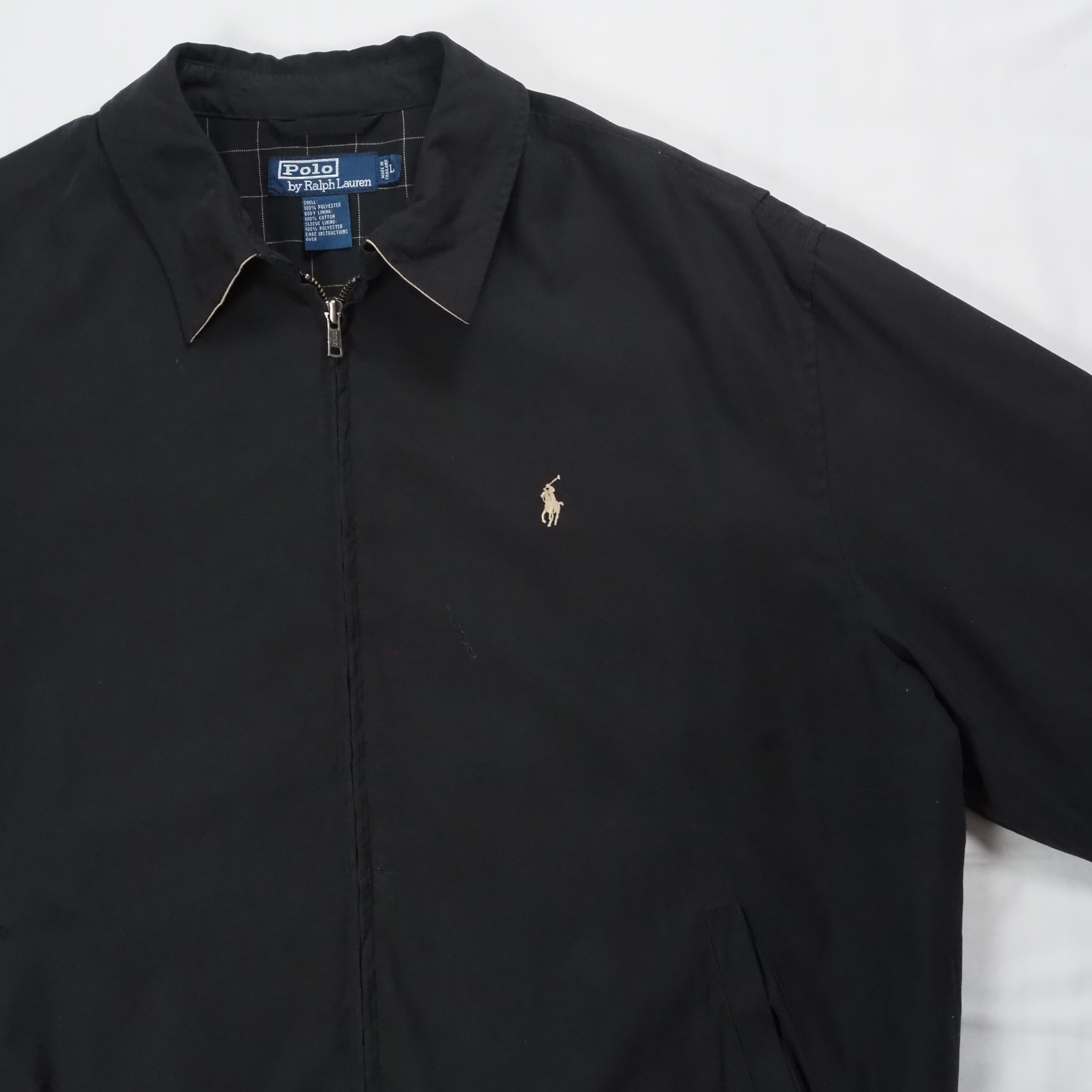 90's Ralph Lauren スイングトップ ブラック Lサイズ の画像 5