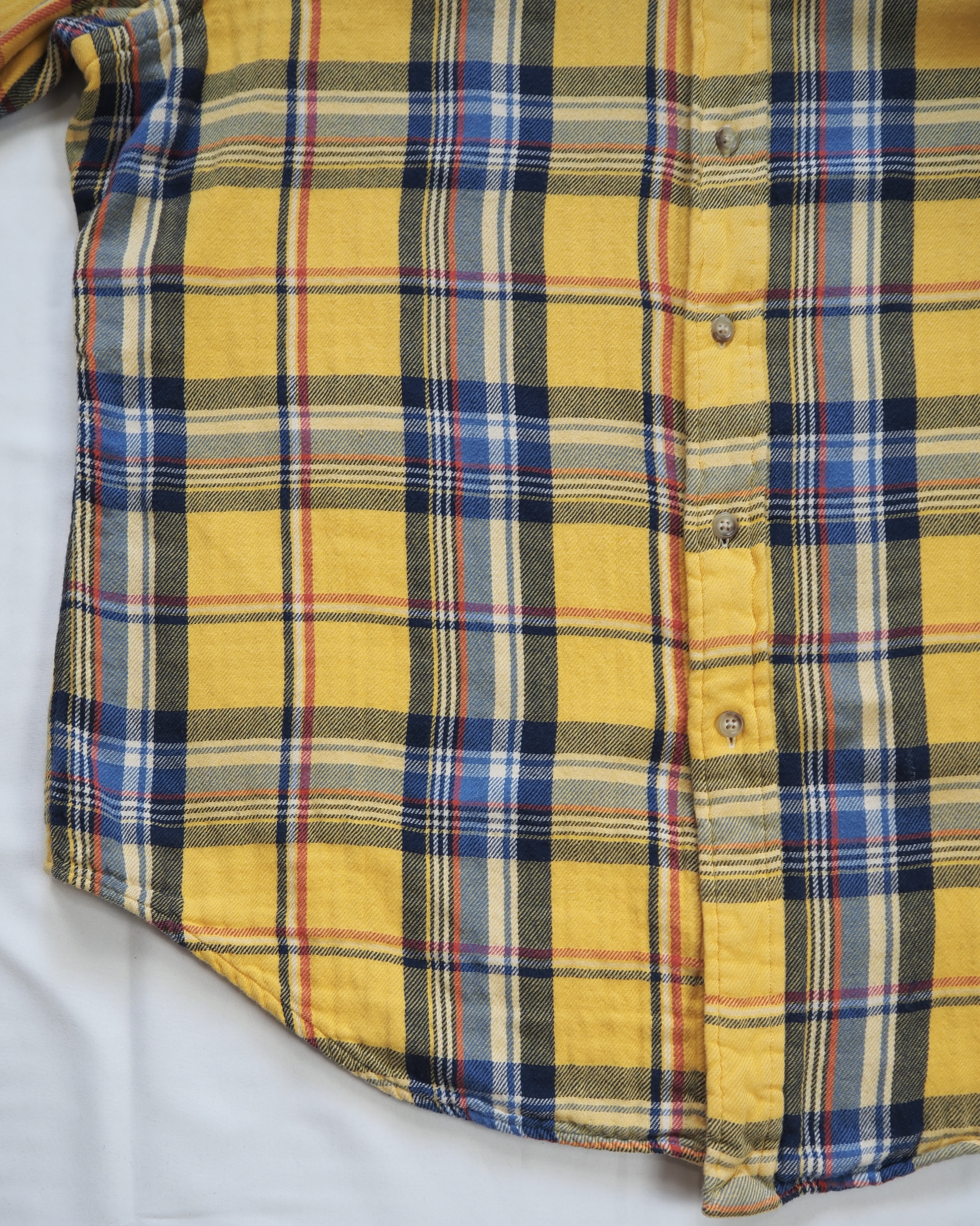 90’s Ralph Lauren ヘヴィネル イエロー Lサイズ の画像 7