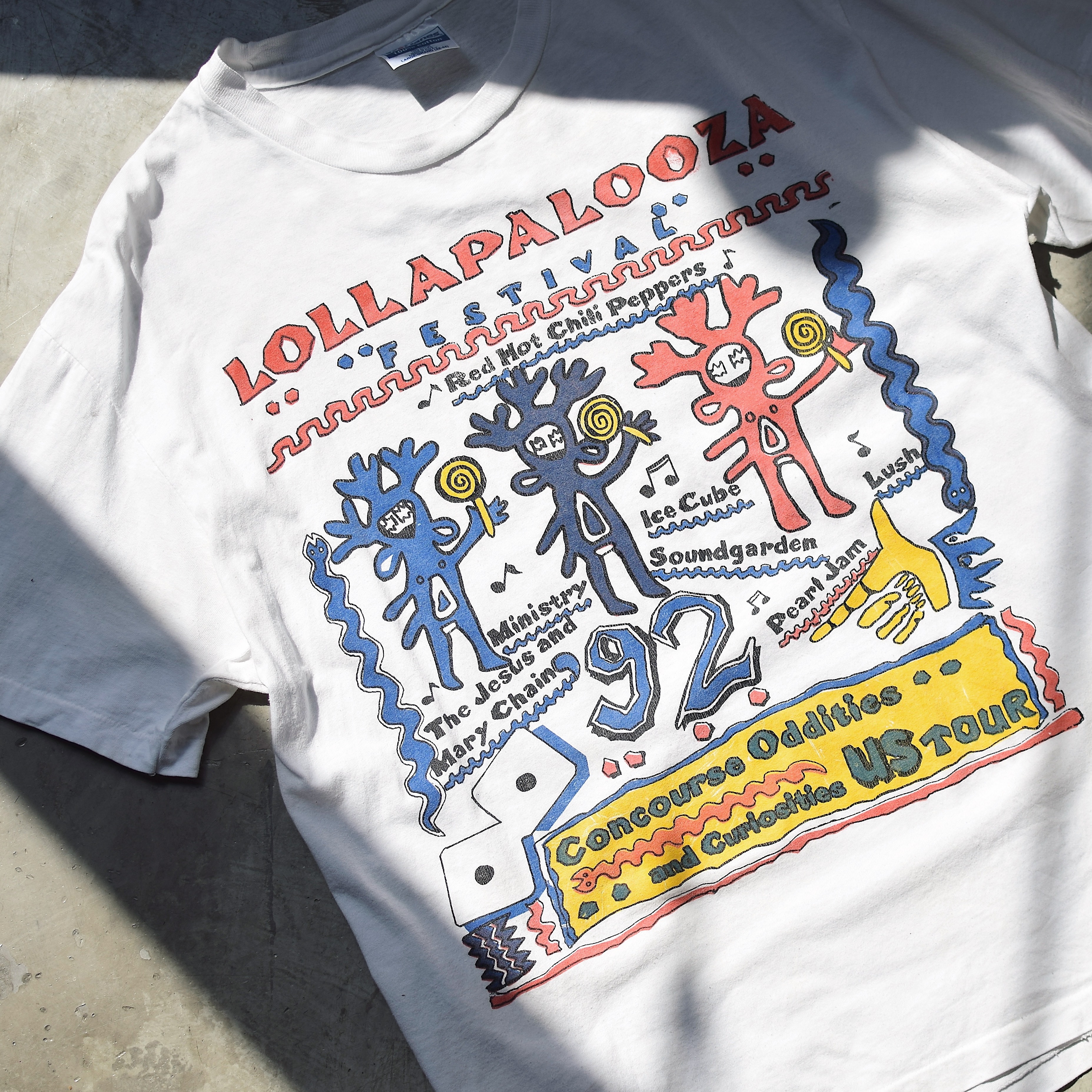 Vintage 90's【Hanes】"LOLLAPALOOZA '92" T-shirt の画像 3