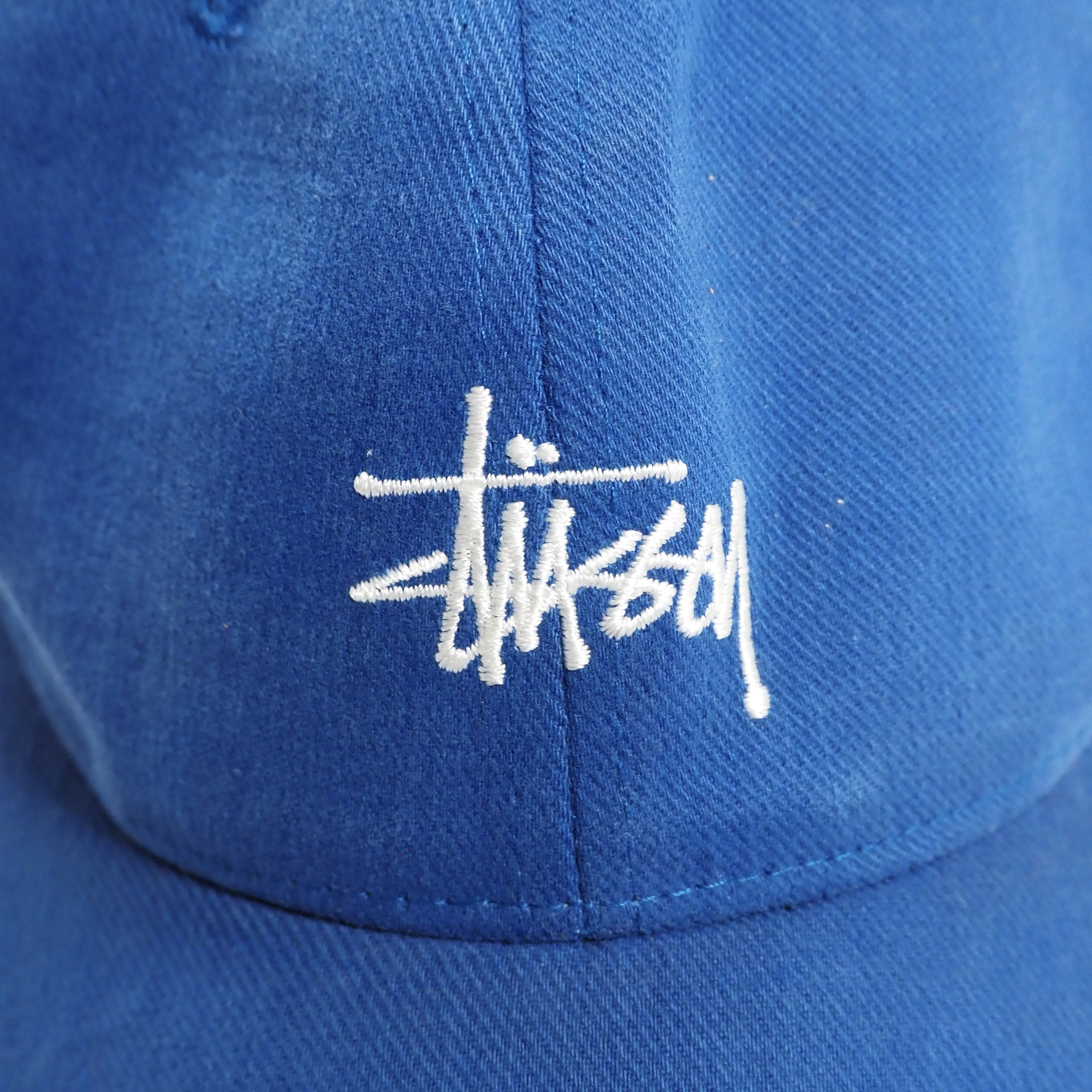 90’s OLD STUSSY 紺タグ キャップ ブルー M-XL の画像 3