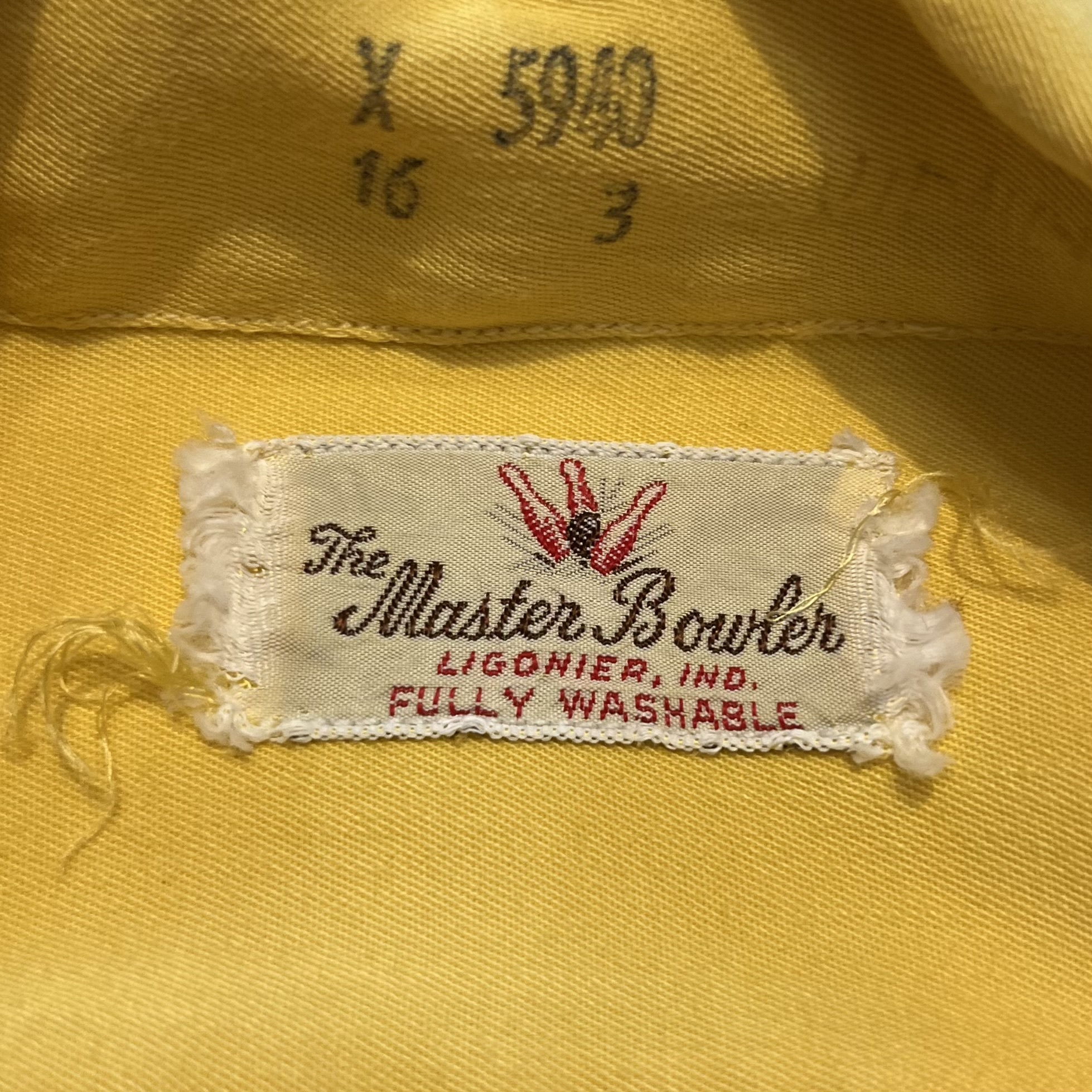 50’s Rayon Bowling Shirts “Chain Stitch” の画像 7