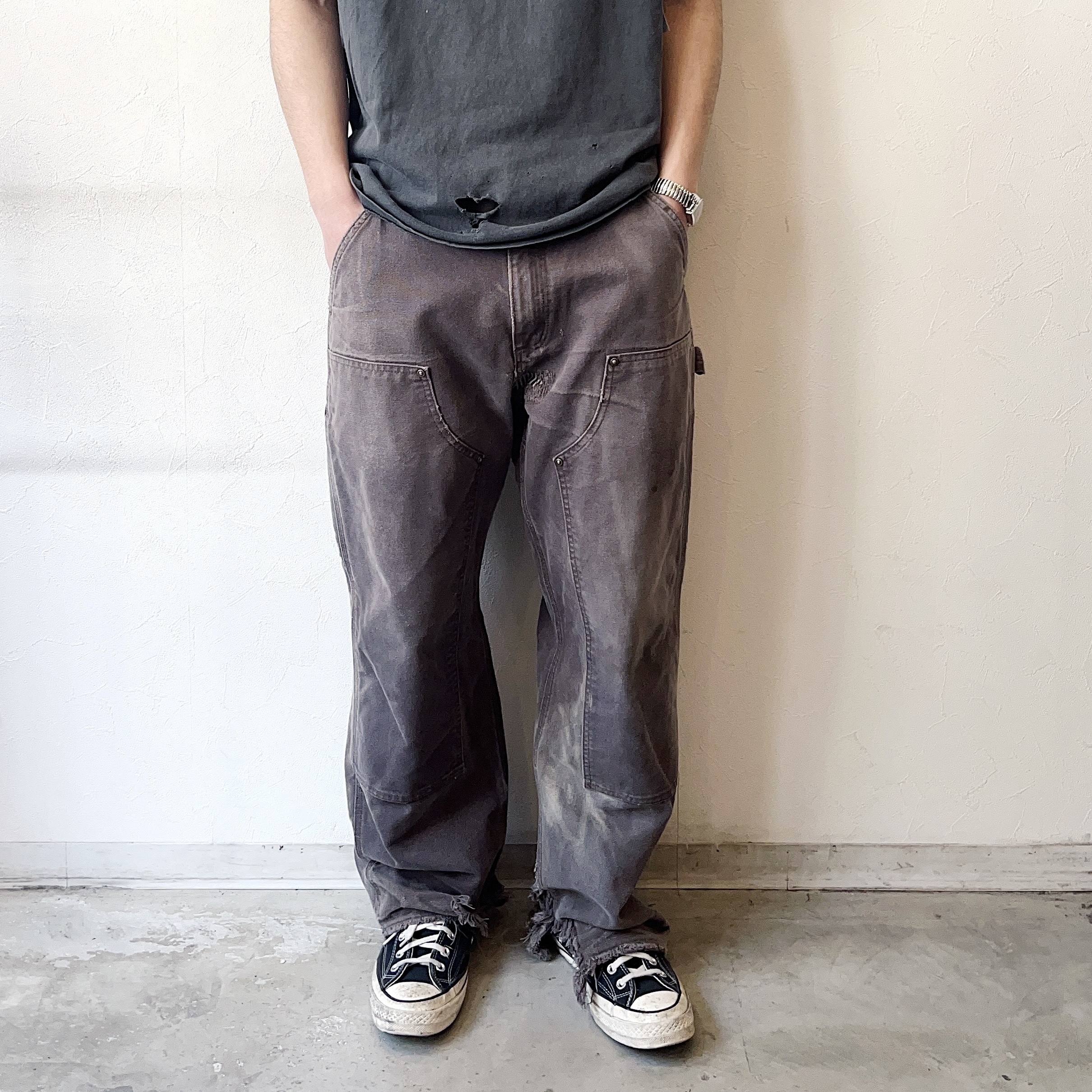 Y2K【Carhartt】Grunge Double Knee Painter Pants の画像 3