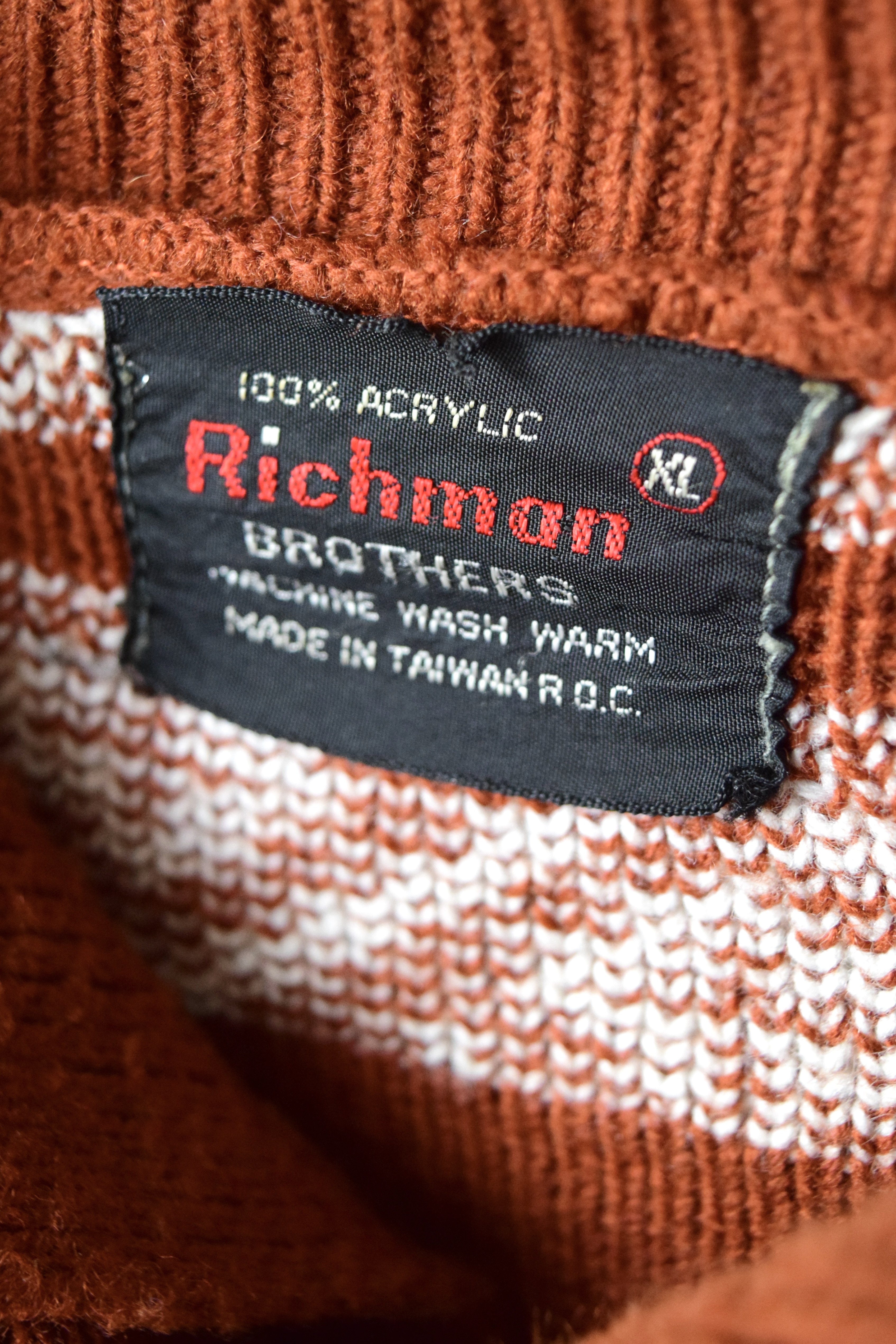 〜1980s Rich man BROTHERS Sweater の画像 7