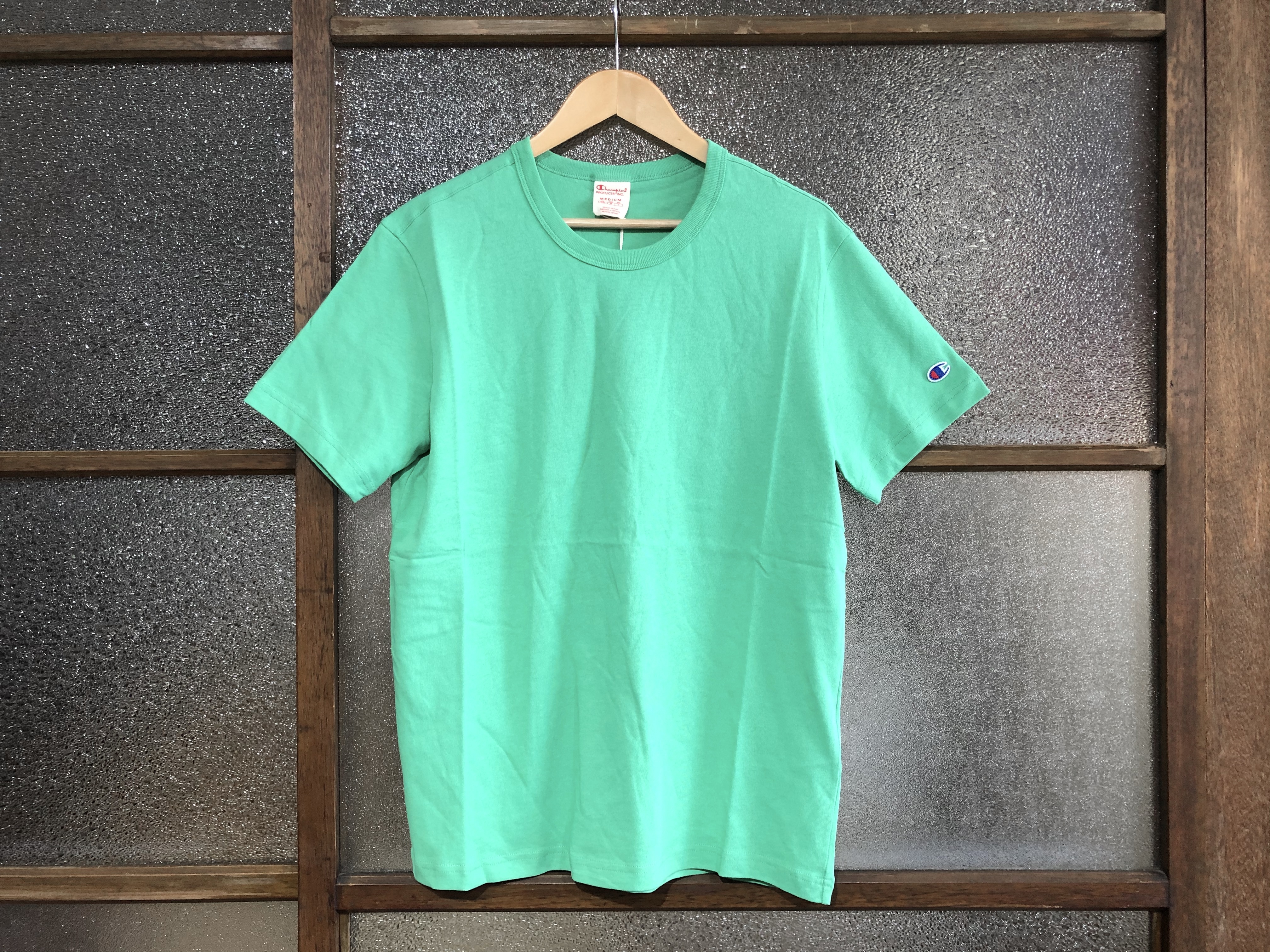 champion green tee