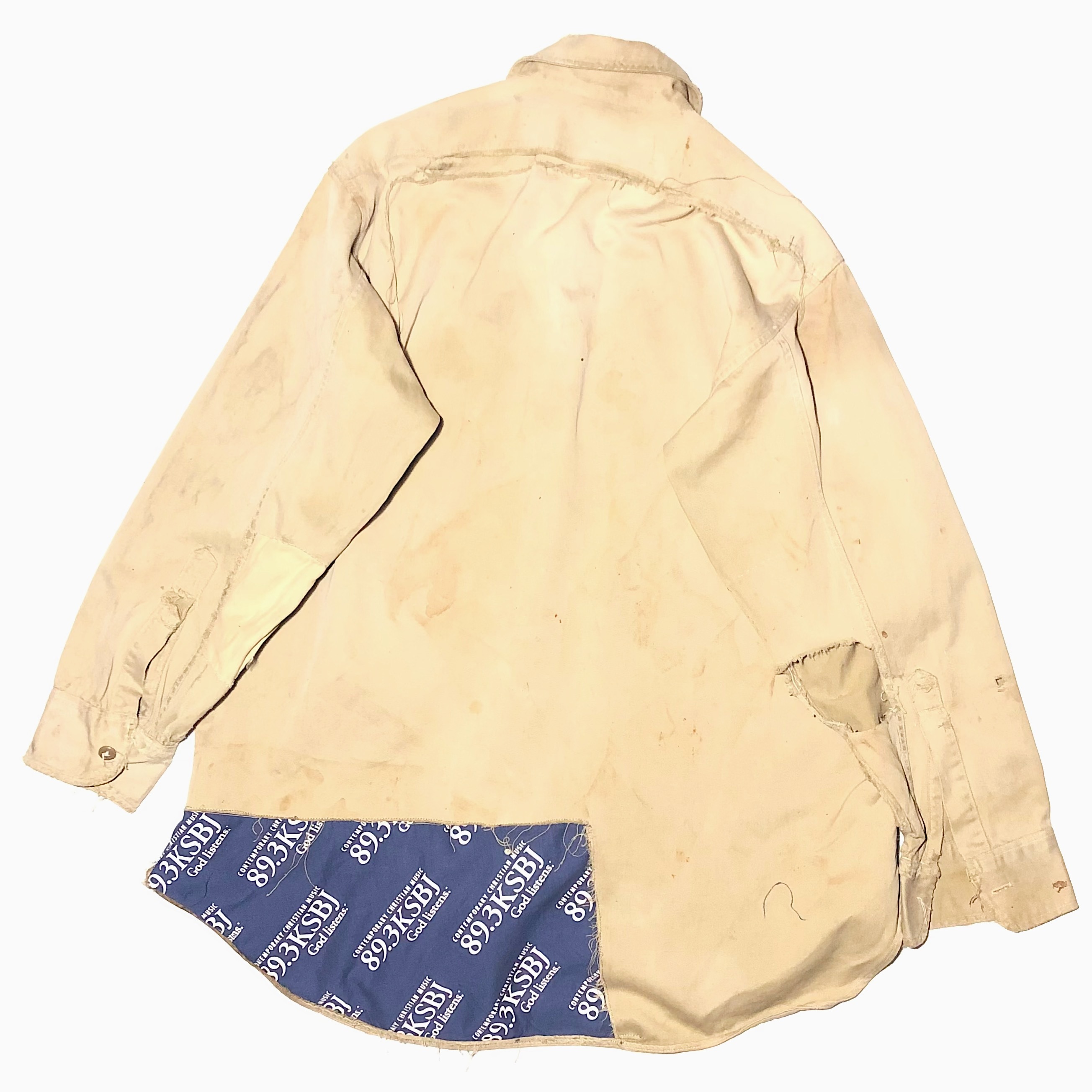 Vintage 50's【PENNEY'S】Grunge Army Twill Shirt の画像 2