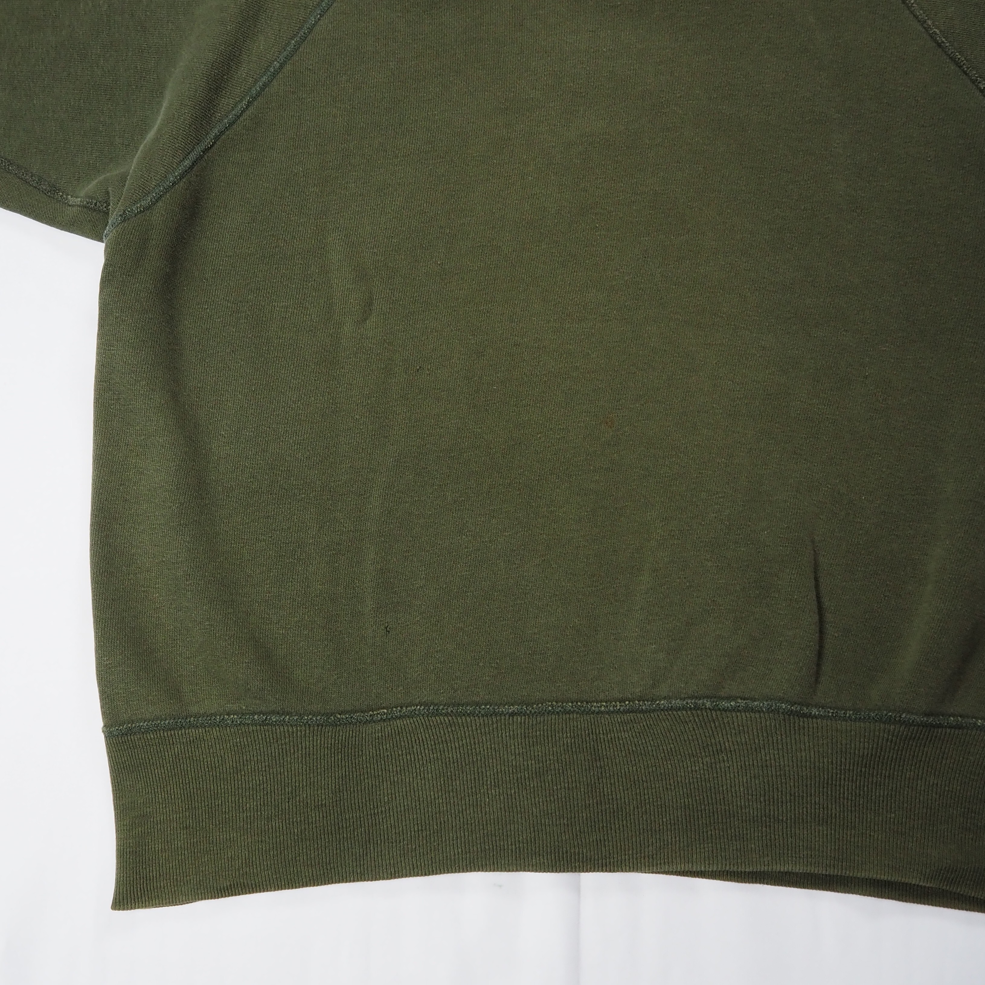 【9/23 20:00入荷】60's Champion カレッジスウェット オリーブグリーン Mサイズ の画像 16