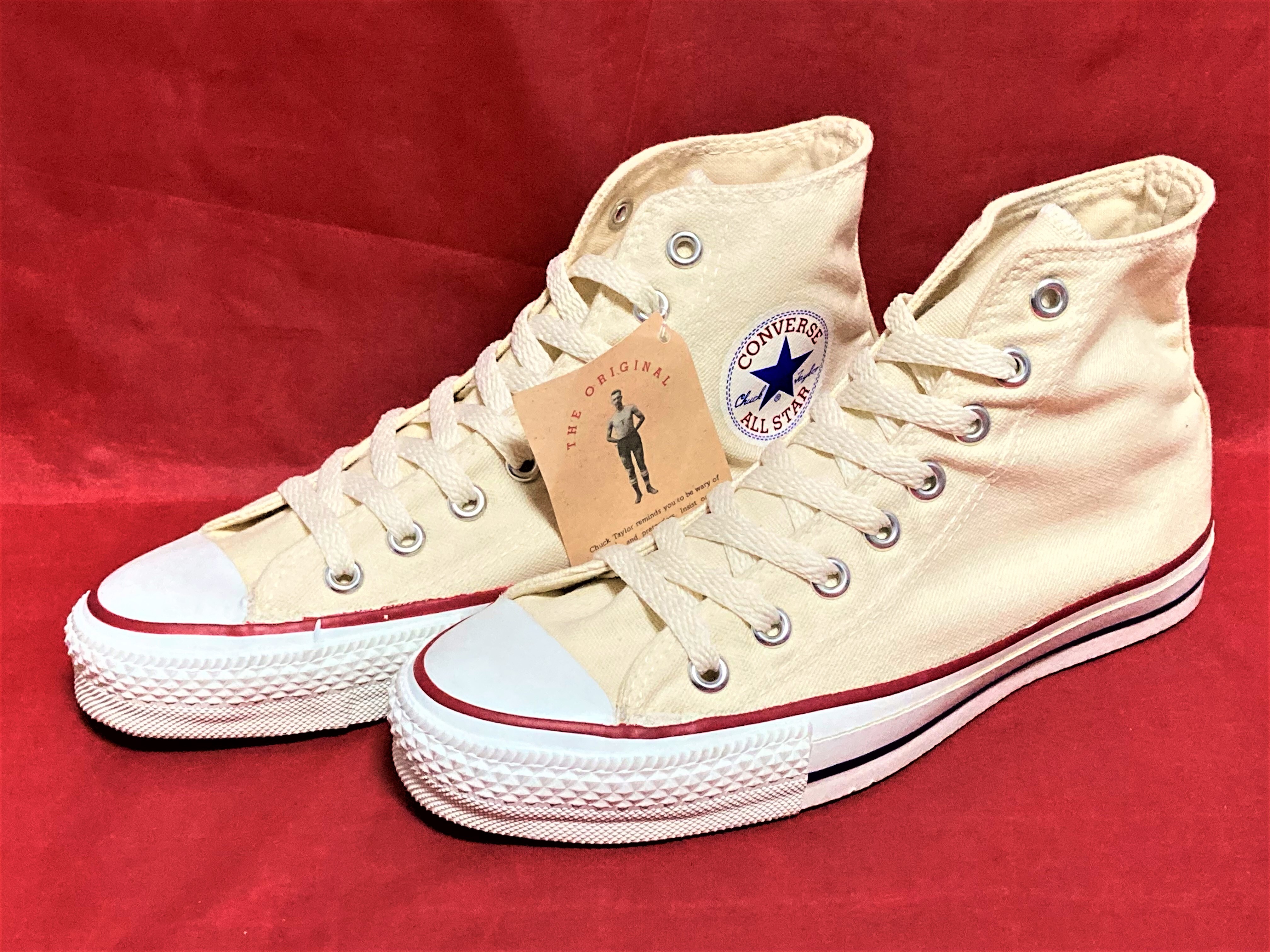Converse コンバース All Star Hi オールスター 6 5 25cm 90s 生成り Usa 10 Freestars Converse コンバース All Star Hi オールスター 6 5 25cm 90s 生成り Usa 10 Freestars