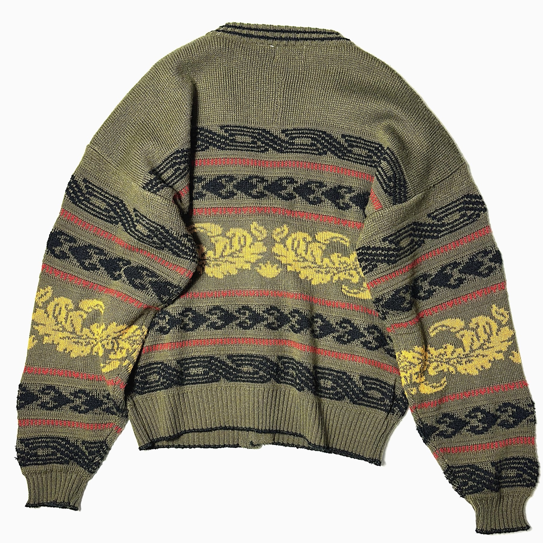 Vintage 80〜90's【SAMPLE】Patterned Knit Cardigan の画像 2