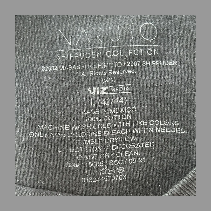NARUTO うずまきナルト ビッグプリント Tシャツ Lサイズ の画像 3
