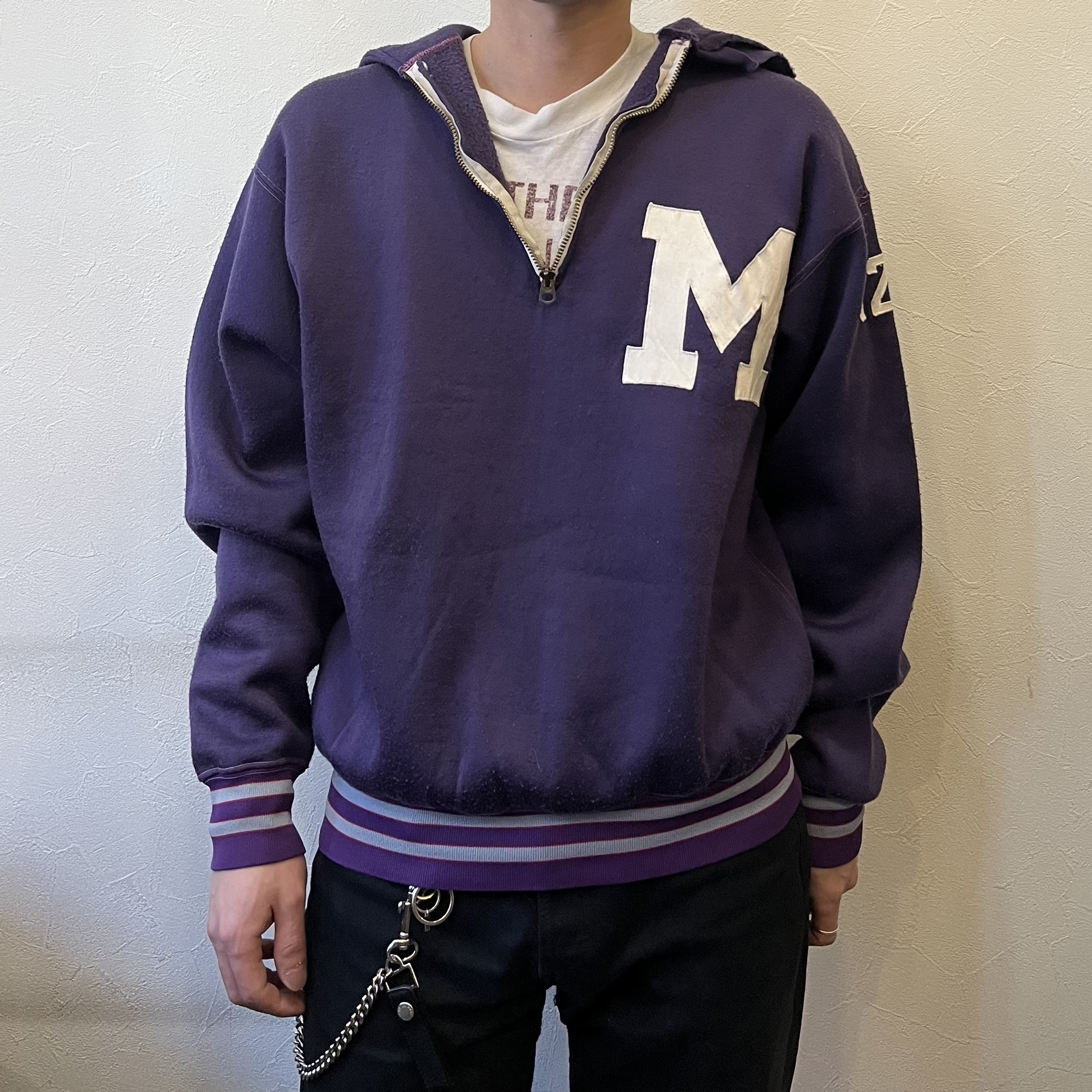 Vintage 60's【CHAMPION PRODUCTS INC】"MIDDIES" Half Zip Sweat の画像 4
