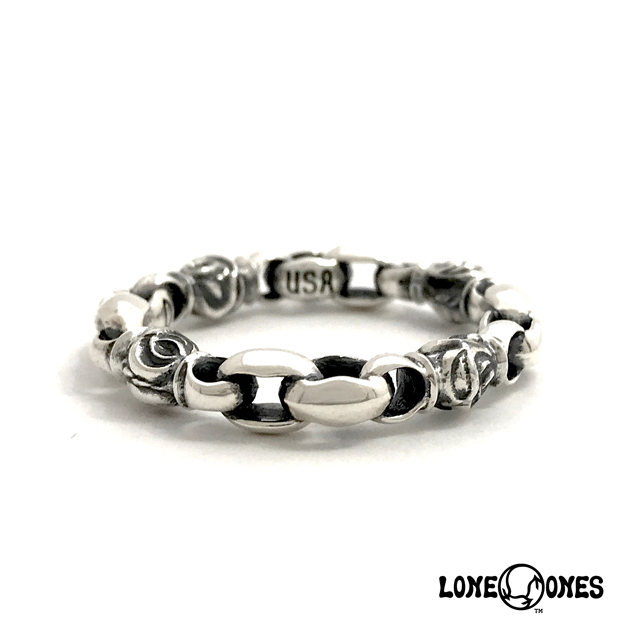 Lone Ones ロンワンズ レナードカムホート Ring リング ミニシルクリンク イーグルバレルリング 送料無料 クロムハーツ ガボールなどシルバー レザーセレクトショップchrono