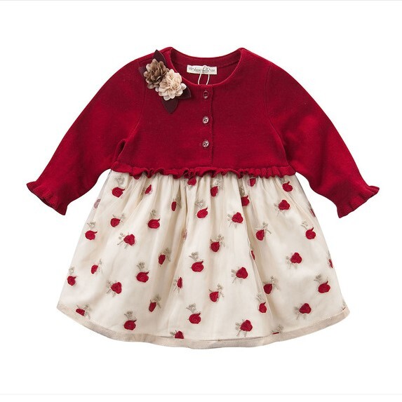 ベビー キッズ ワンピース Dave Bella ドレス スカート 66 130cm 女の子 春 秋 冬 Db4077 海外子供服専門通販サイト リーファ