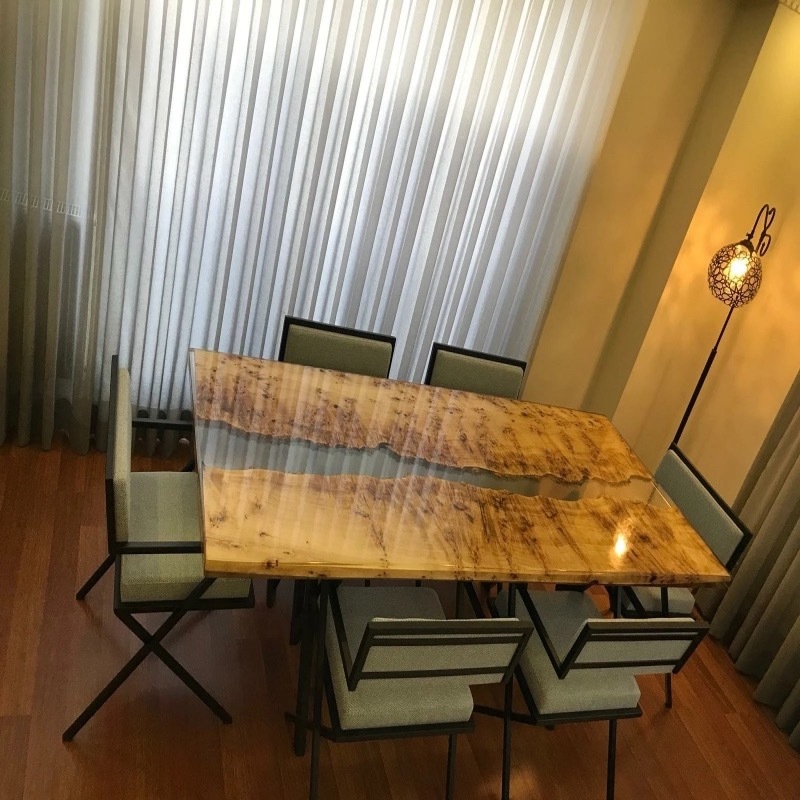ダイニングテーブル ディナーテーブル クリアepoxyテーブル interior092