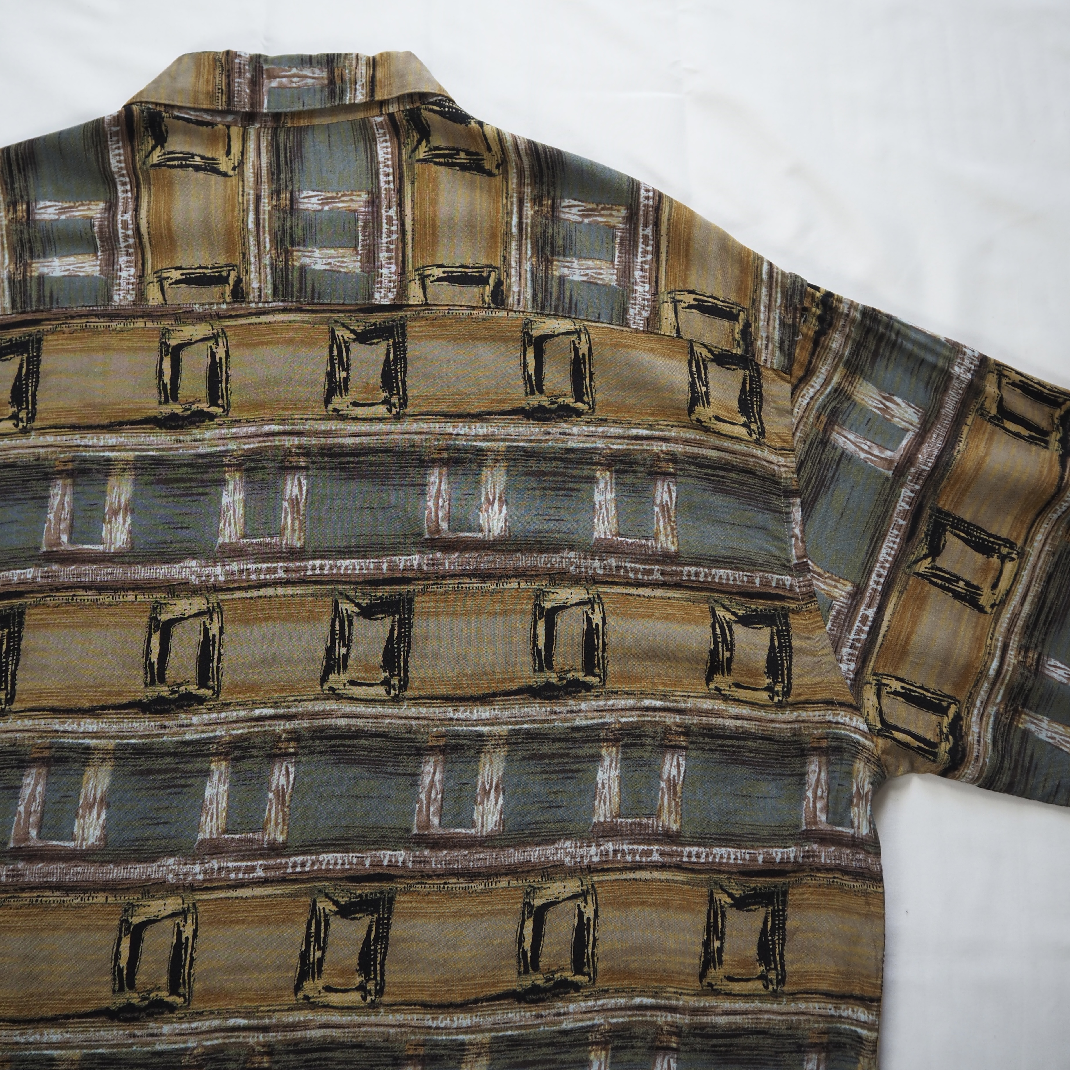 00’s Pierre Cardin 長袖レーヨンシャツ の画像 14