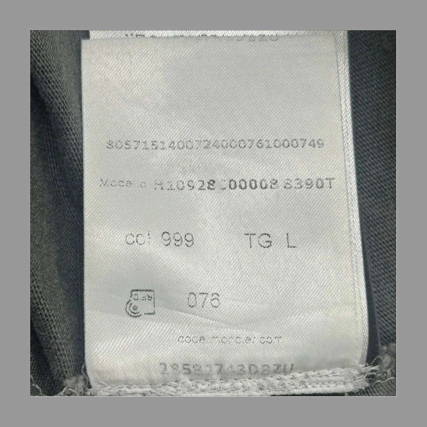 MONCLER GENIUS モンクレール ジーニアス カットソー Tシャツ ワッペン付き クルーネック 国内正規 L  F.closet の画像 10