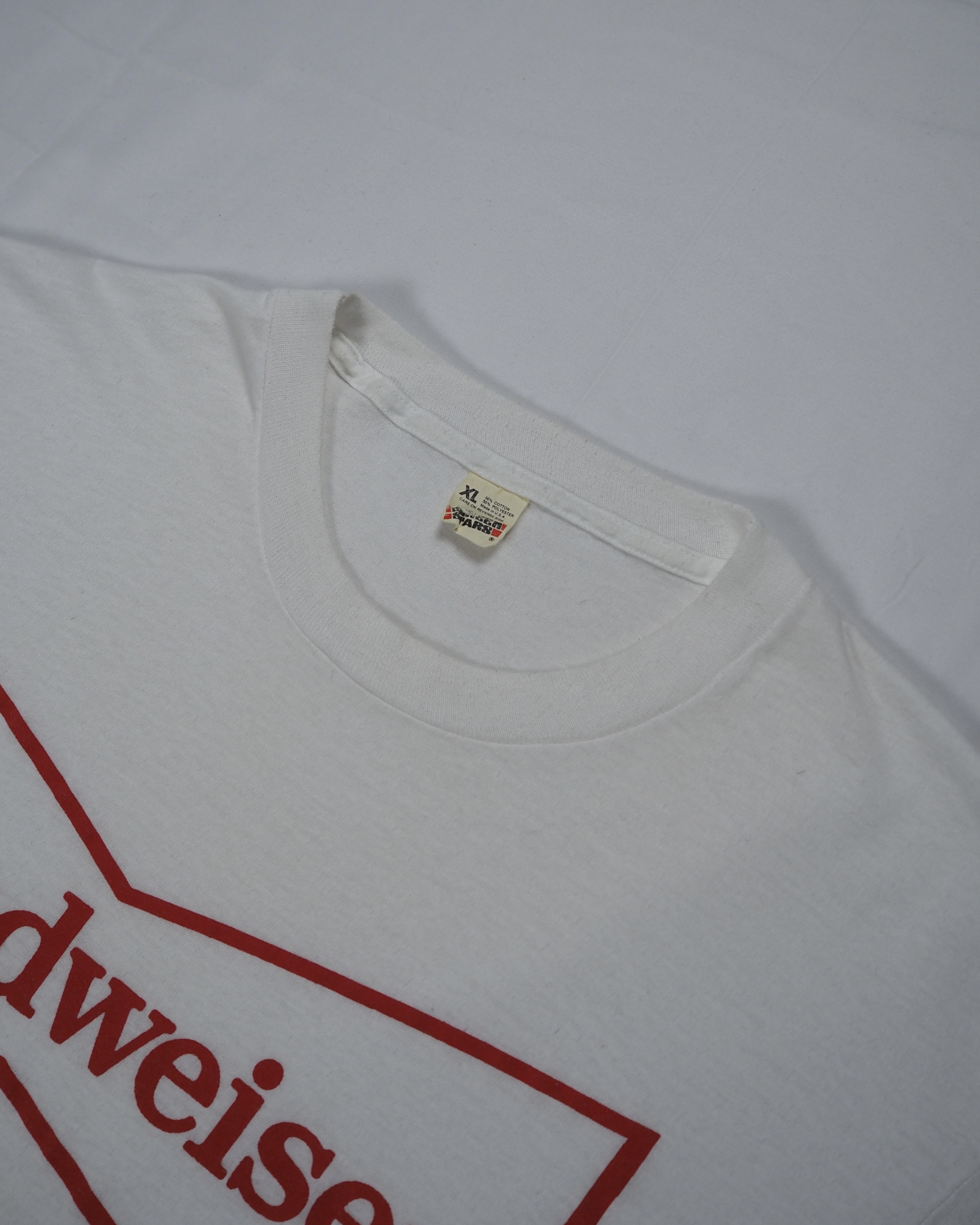 【VCM入荷】80’s スクリーンスターズ Budweiser ロゴTシャツ XLサイズ の画像 6