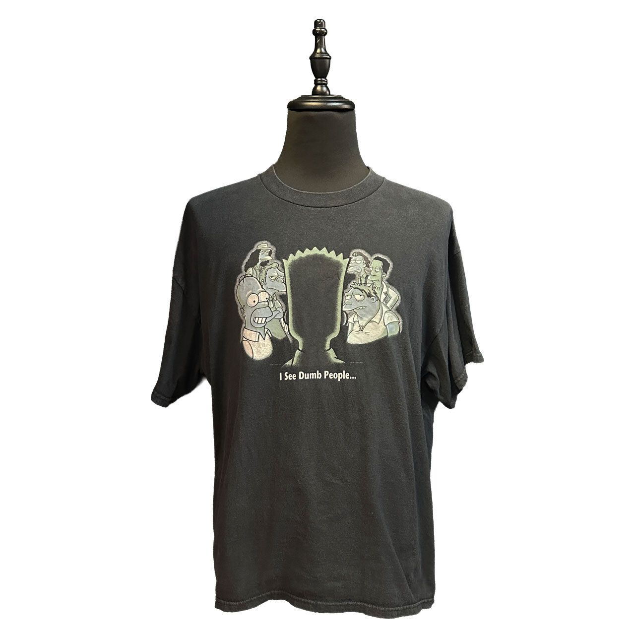 【THE SIMPSONS】シンプソンズ  ” I See Dumb People…” DELTAタグ Vintage Tシャツ XL